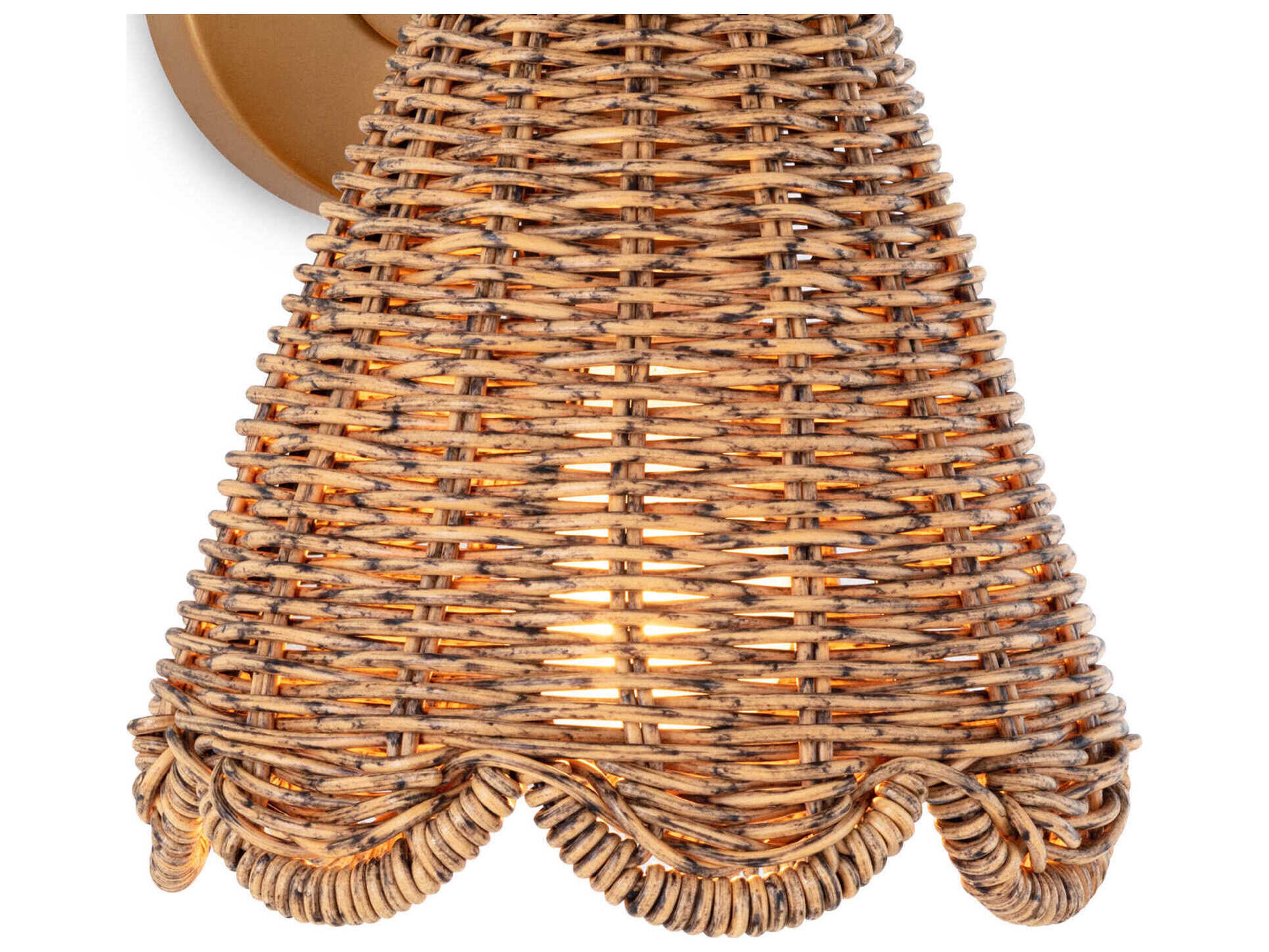 Regina Andrew 1-Light Natural Brown Wall Sconce