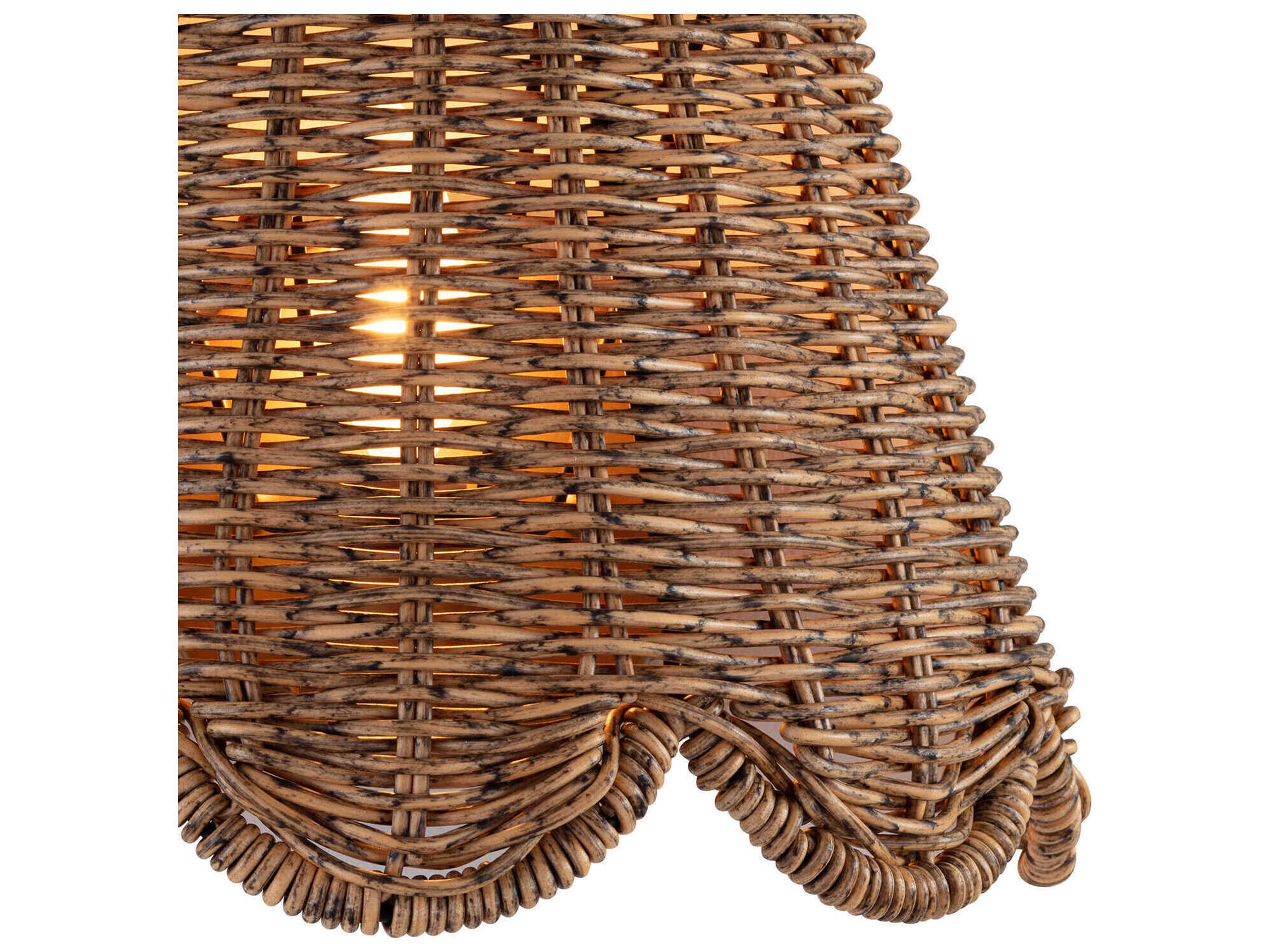 Regina Andrew 1-Light Natural Brown Wall Sconce