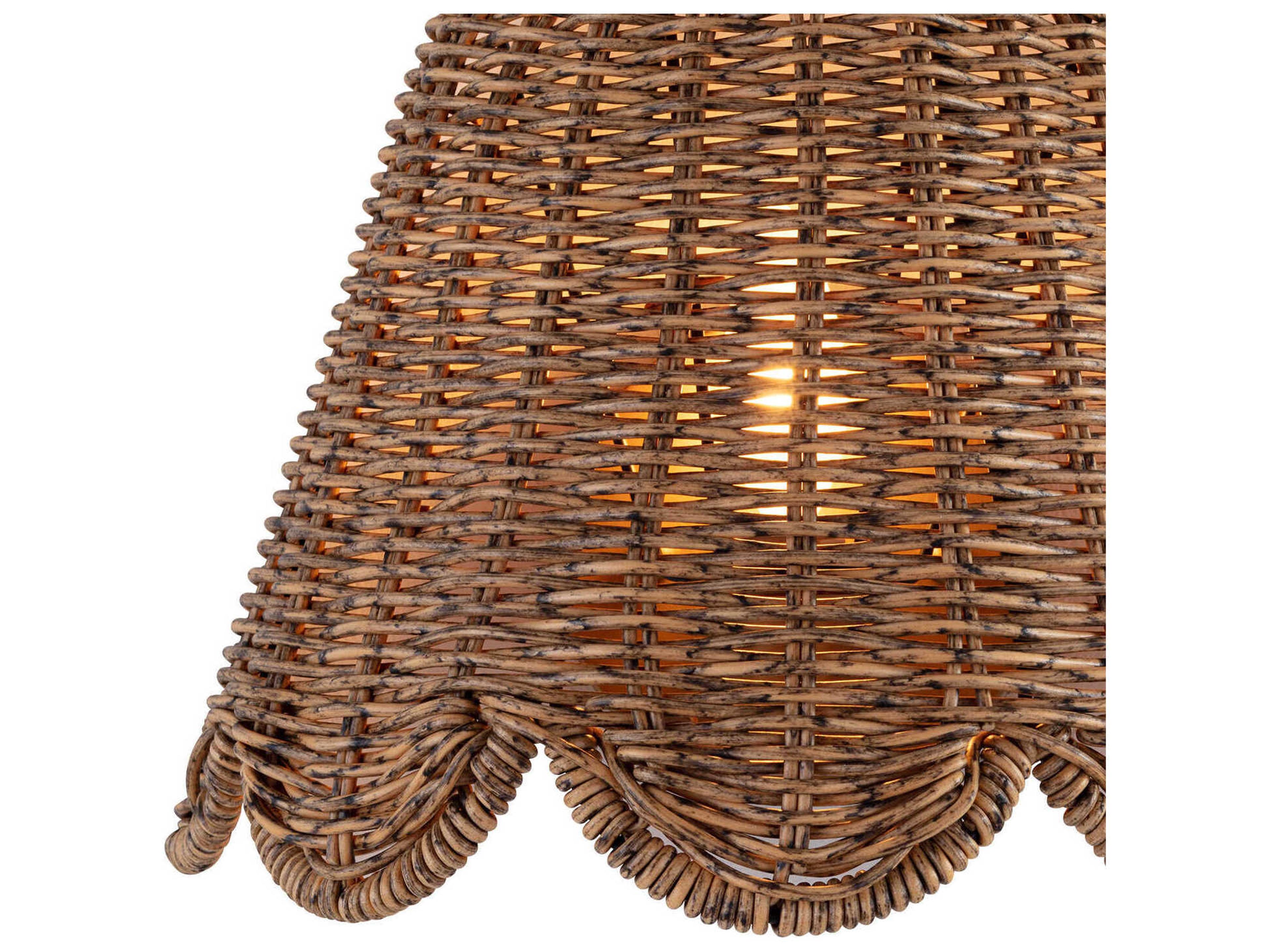 Regina Andrew 1-Light Natural Brown Wall Sconce