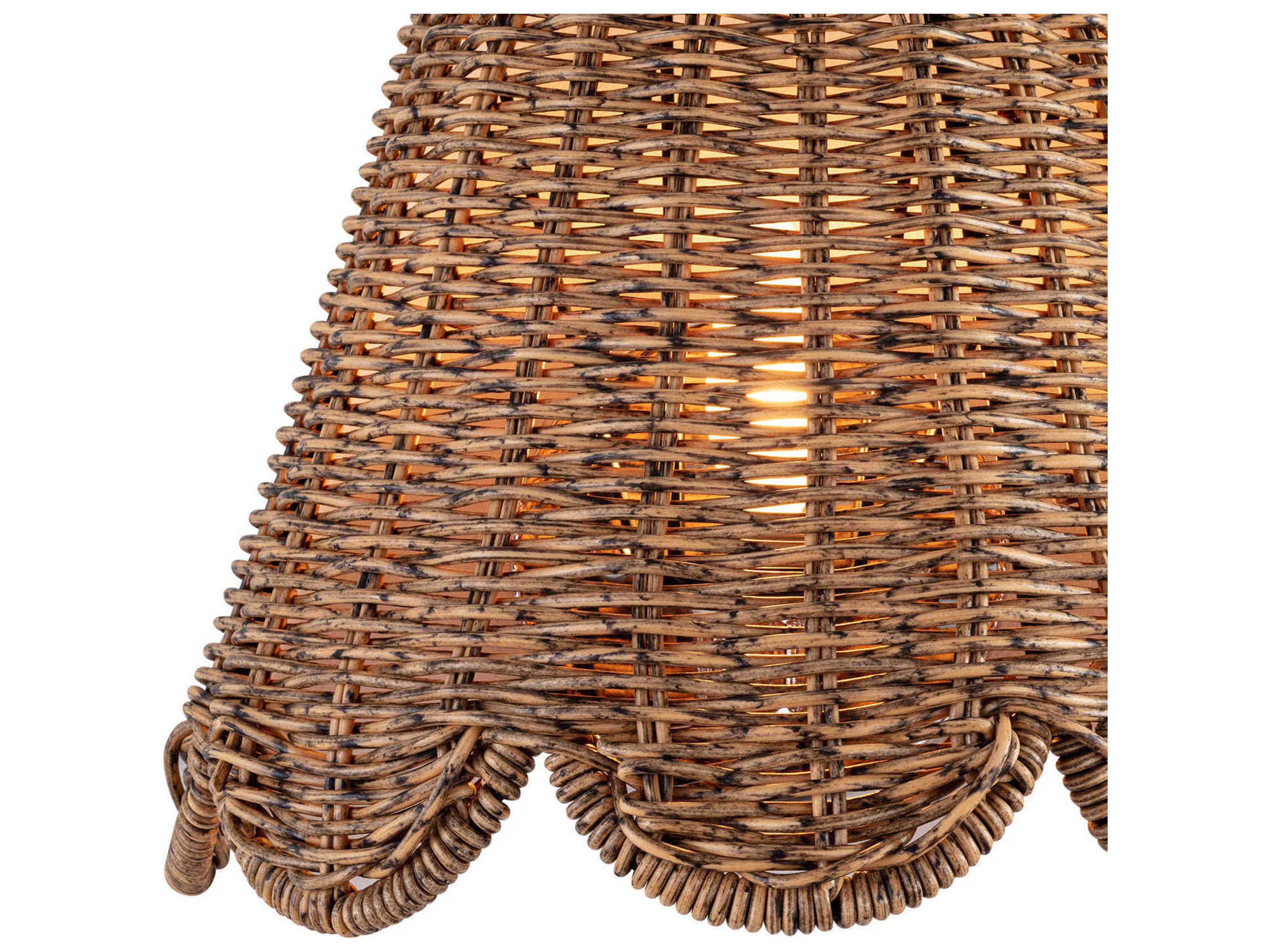 Regina Andrew 1-Light Natural Brown Wall Sconce