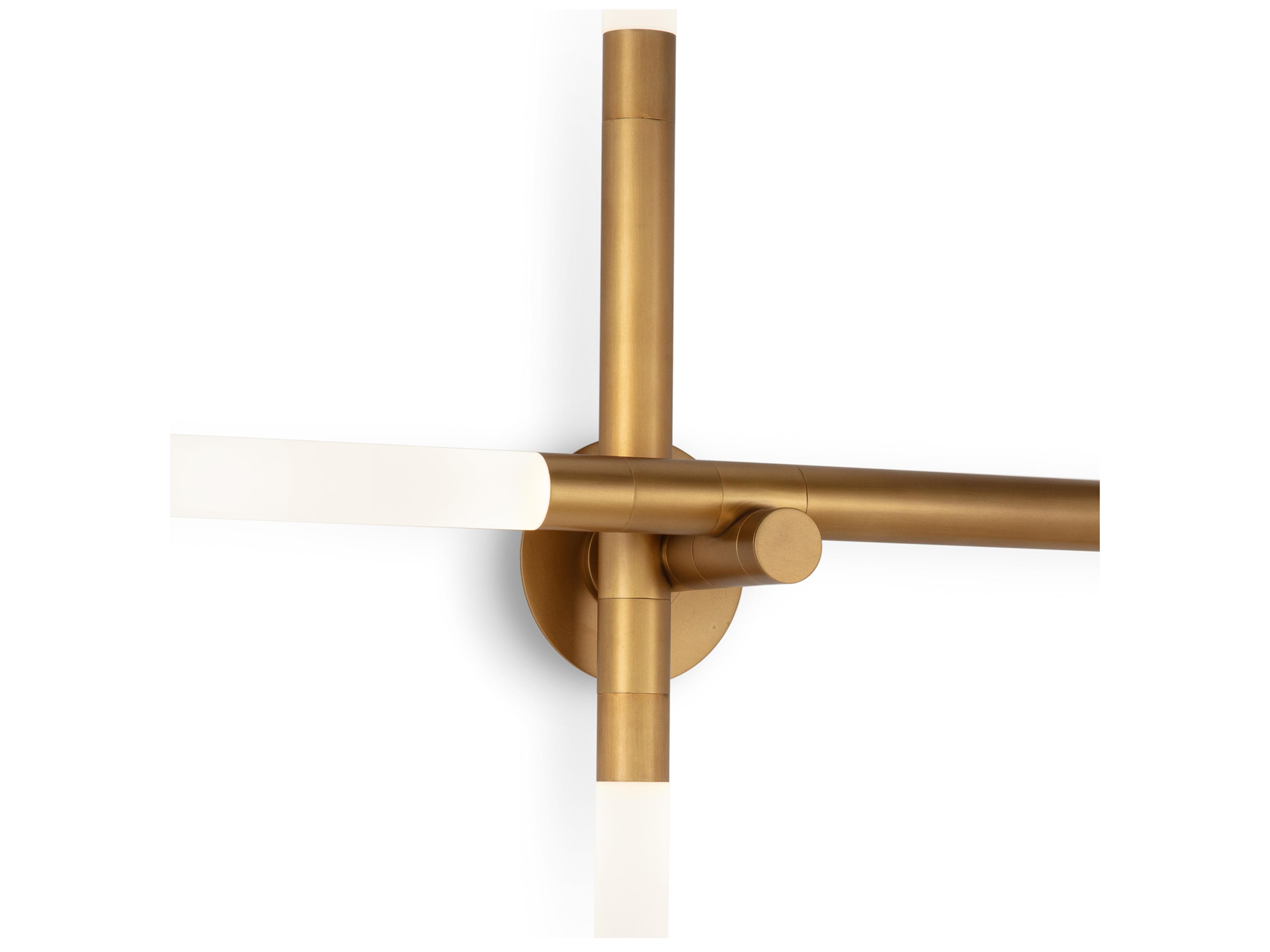 Regina Andrew Cass 4-Light Natural Brass Wall Sconce