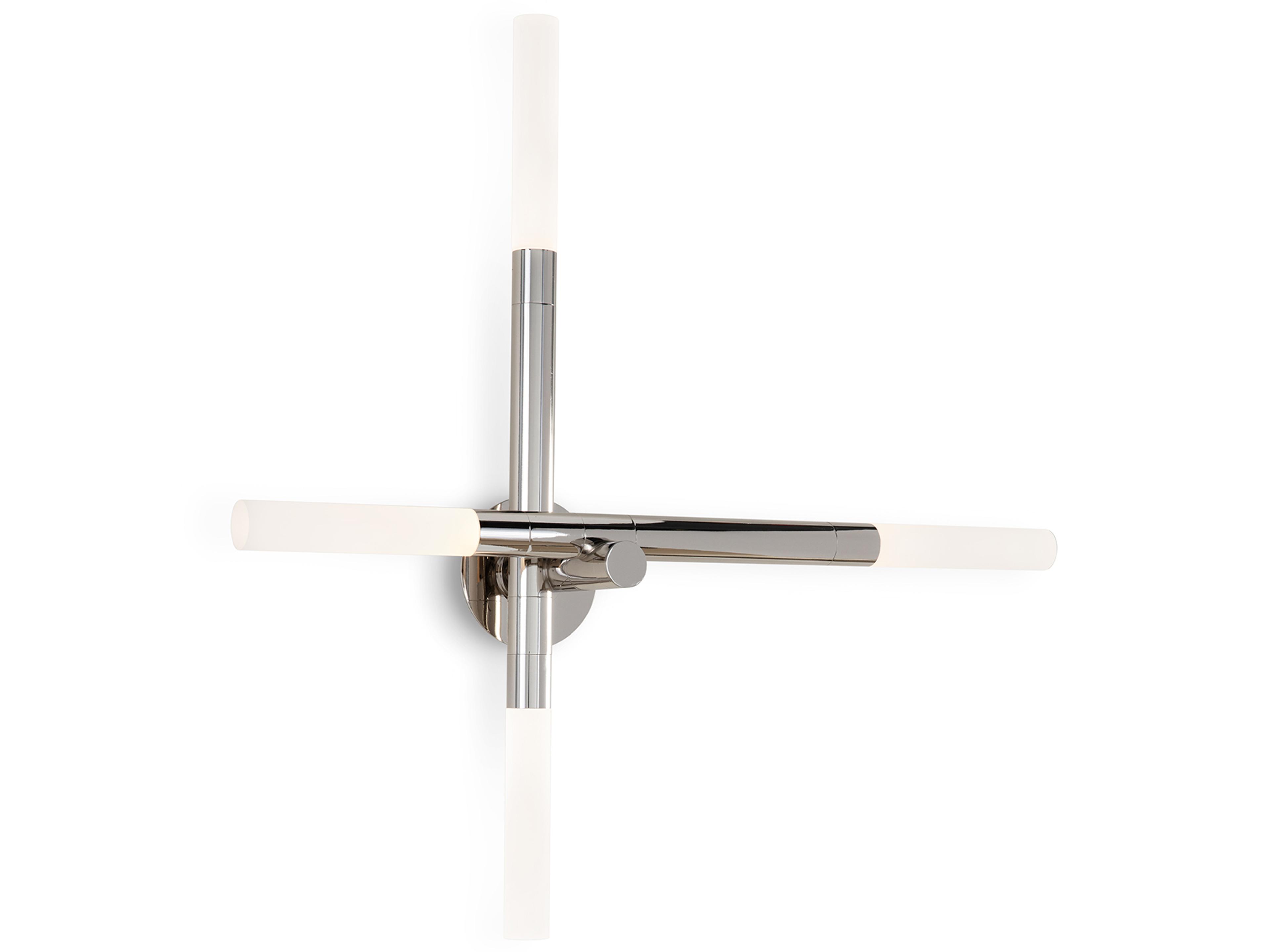 Cass 4-Light Polished Nickel Wall Sconce