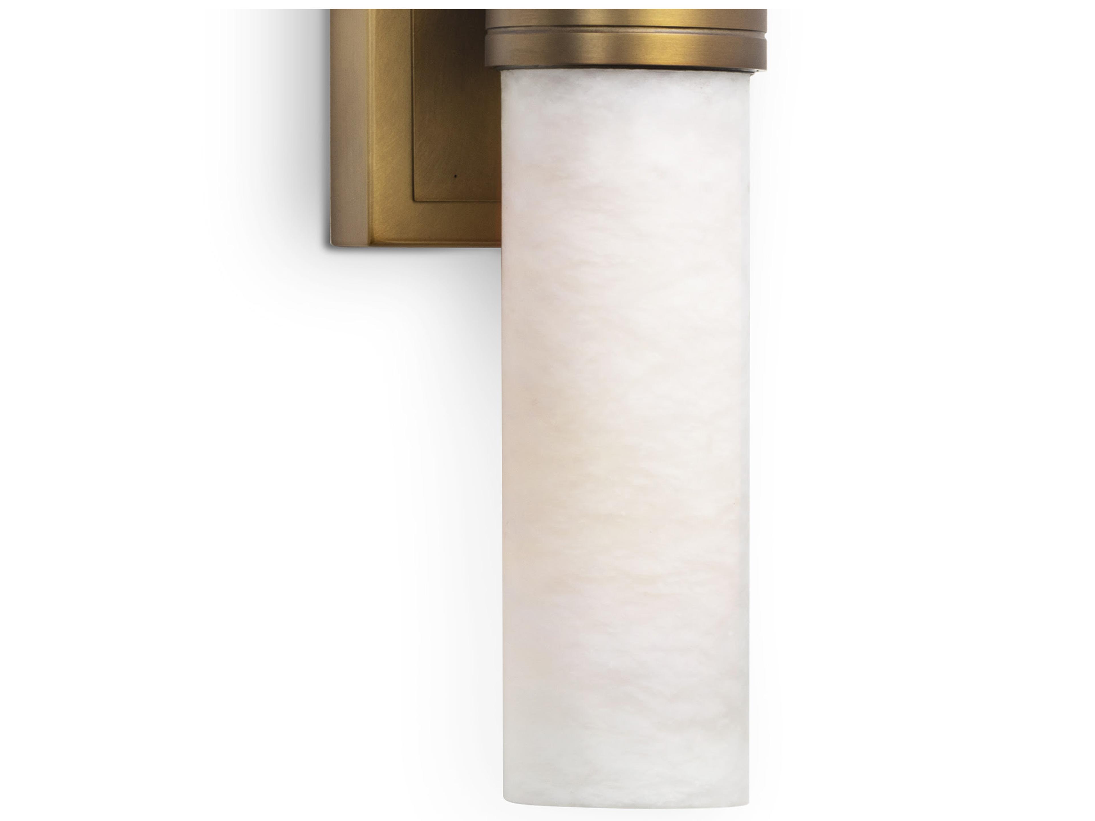 Regina Andrew 2-Light Natural Stone Brass Wall Sconce