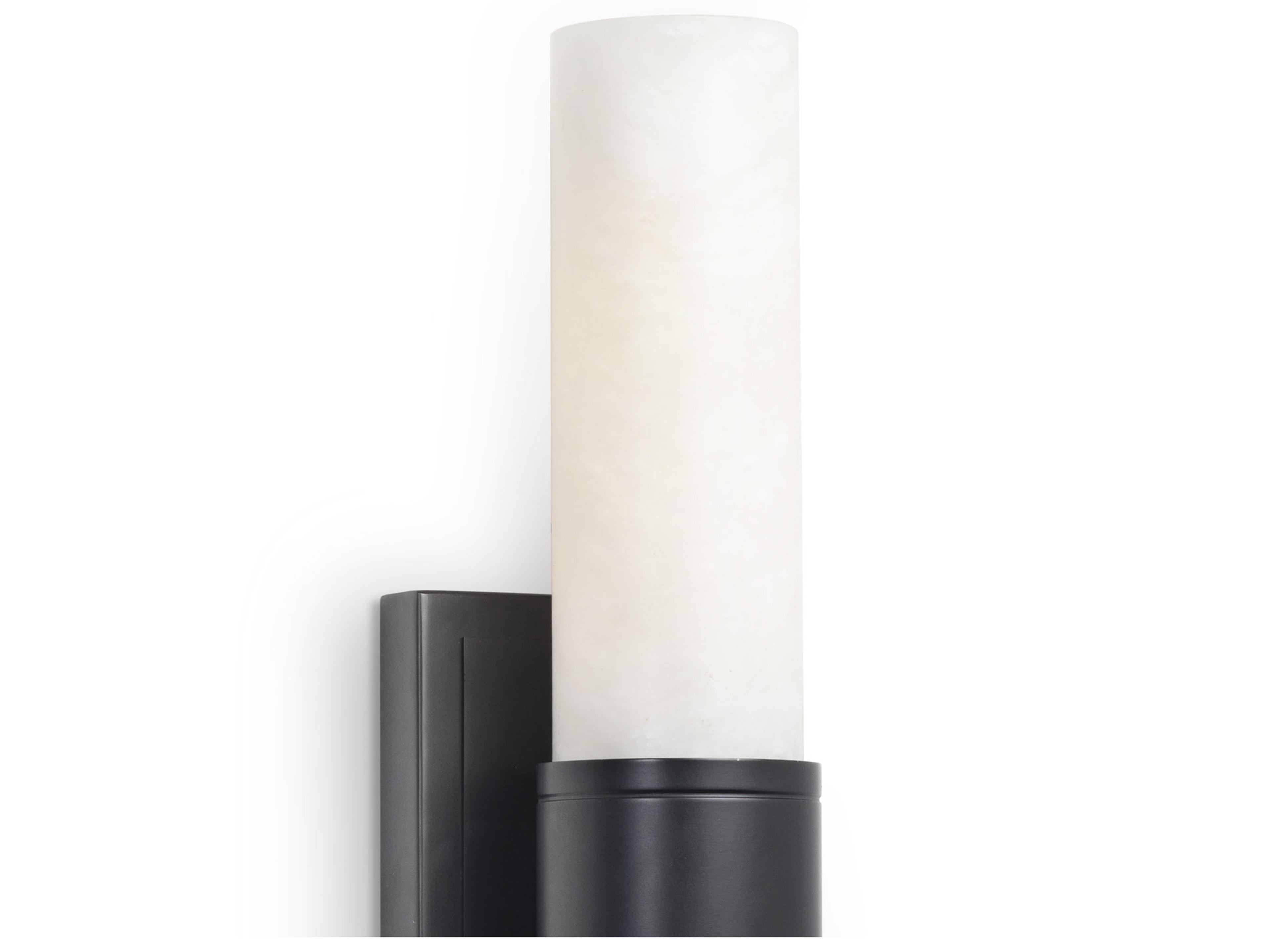 Regina Andrew 2-Light Natural Stone Black Wall Sconce