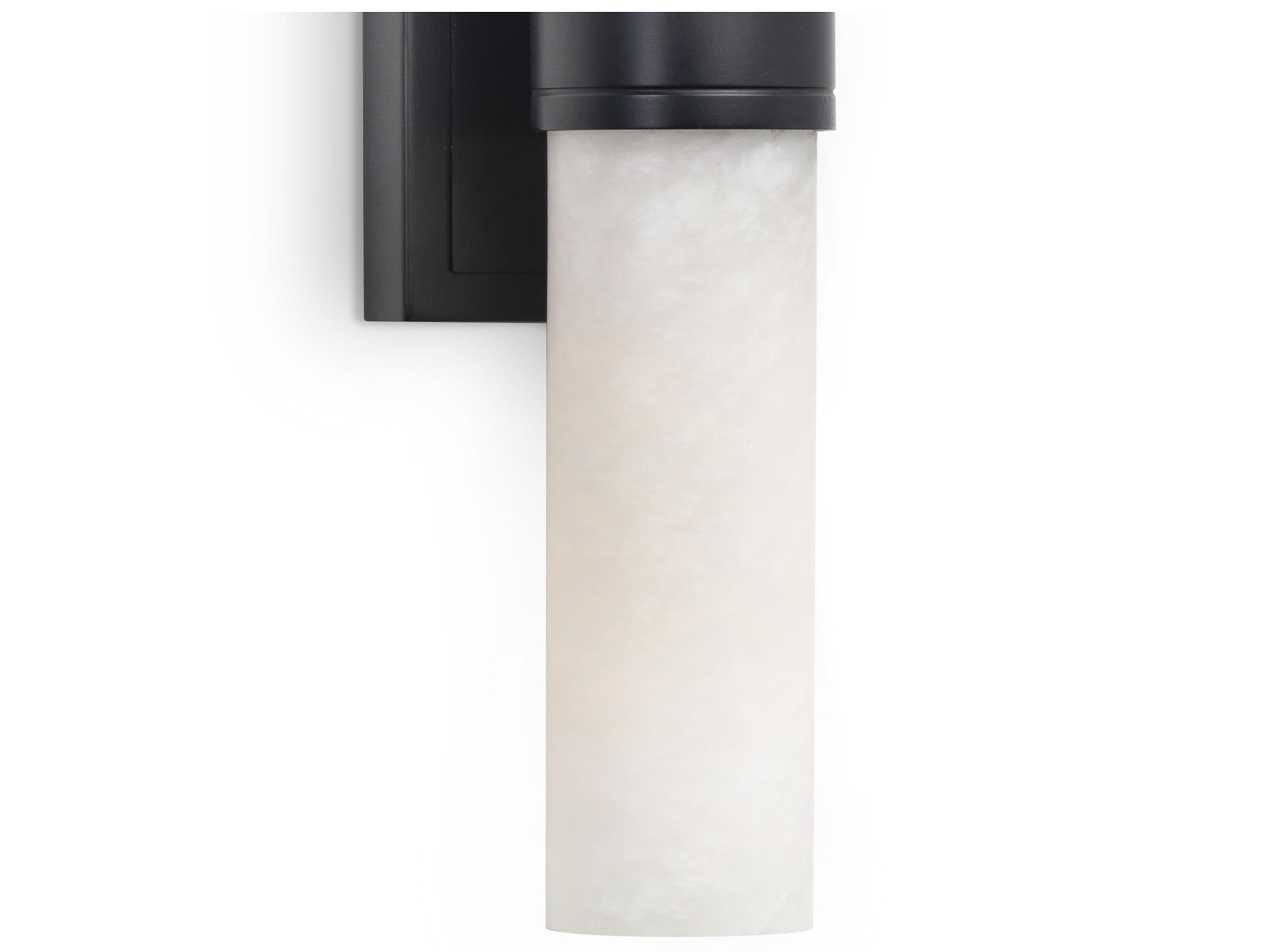 Regina Andrew 2-Light Natural Stone Black Wall Sconce