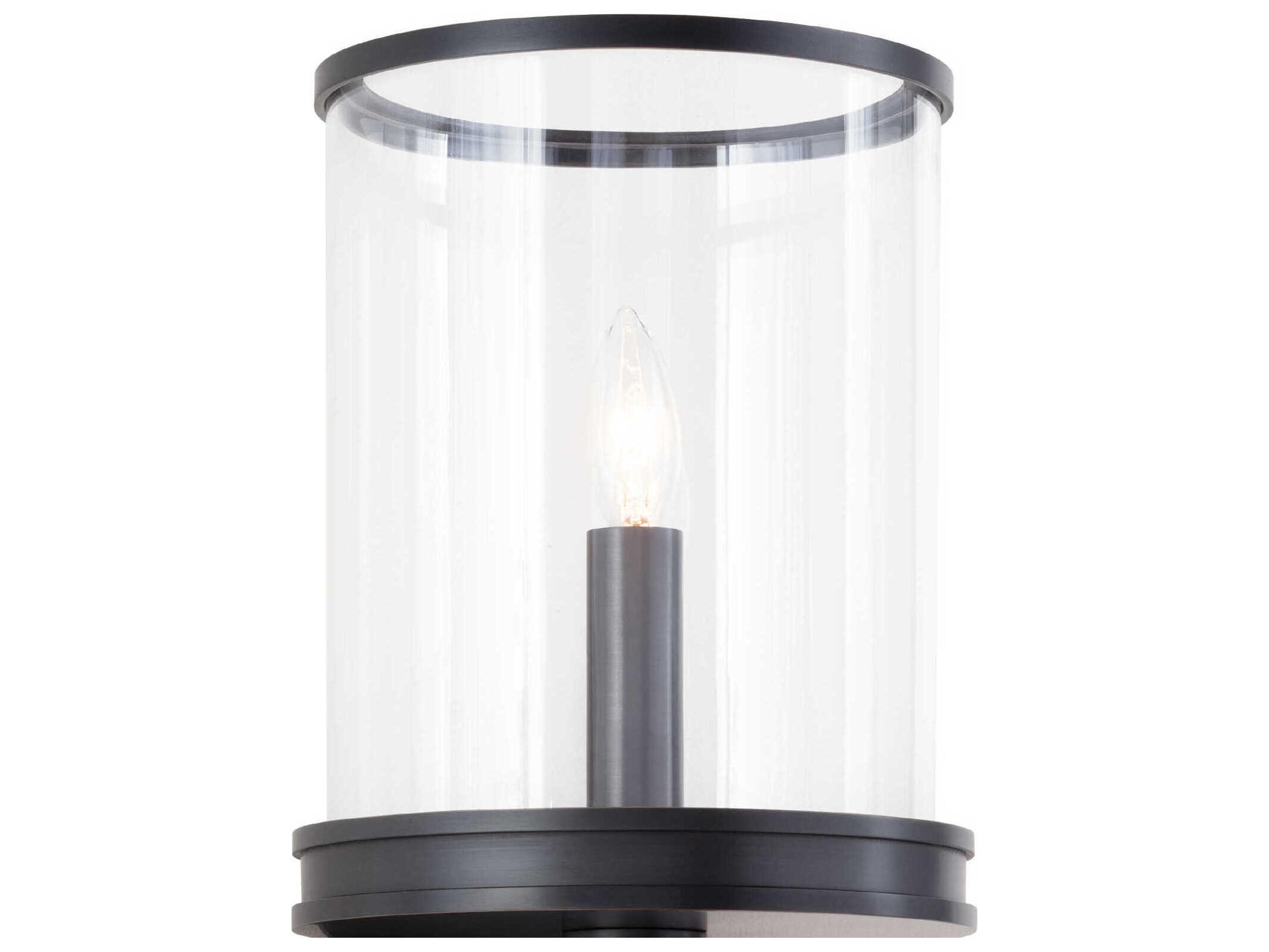 Regina Andrew Adria 1-Light Oil Rubbed Bronze Glass Wall Sconce