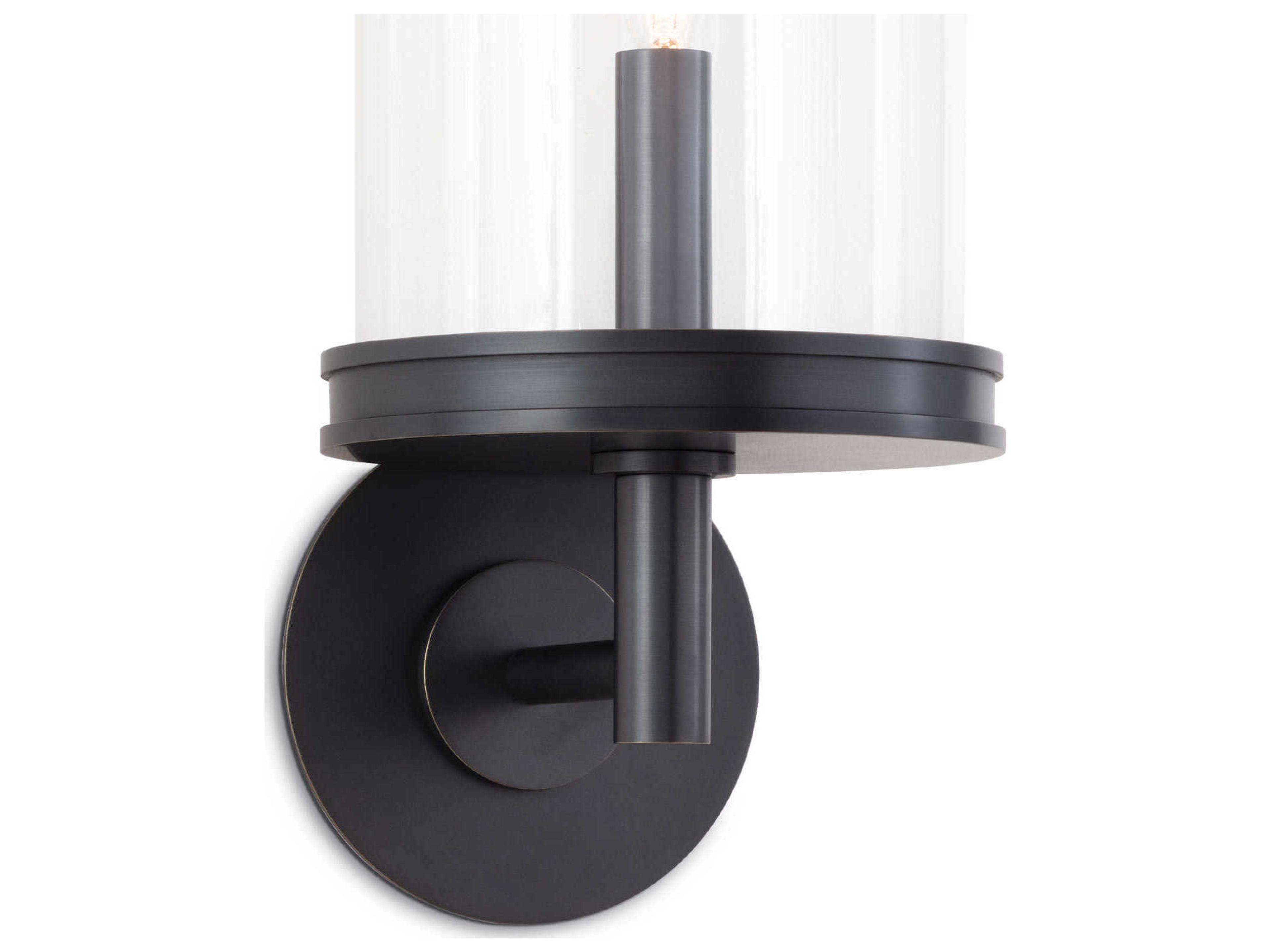 Regina Andrew Adria 1-Light Oil Rubbed Bronze Glass Wall Sconce