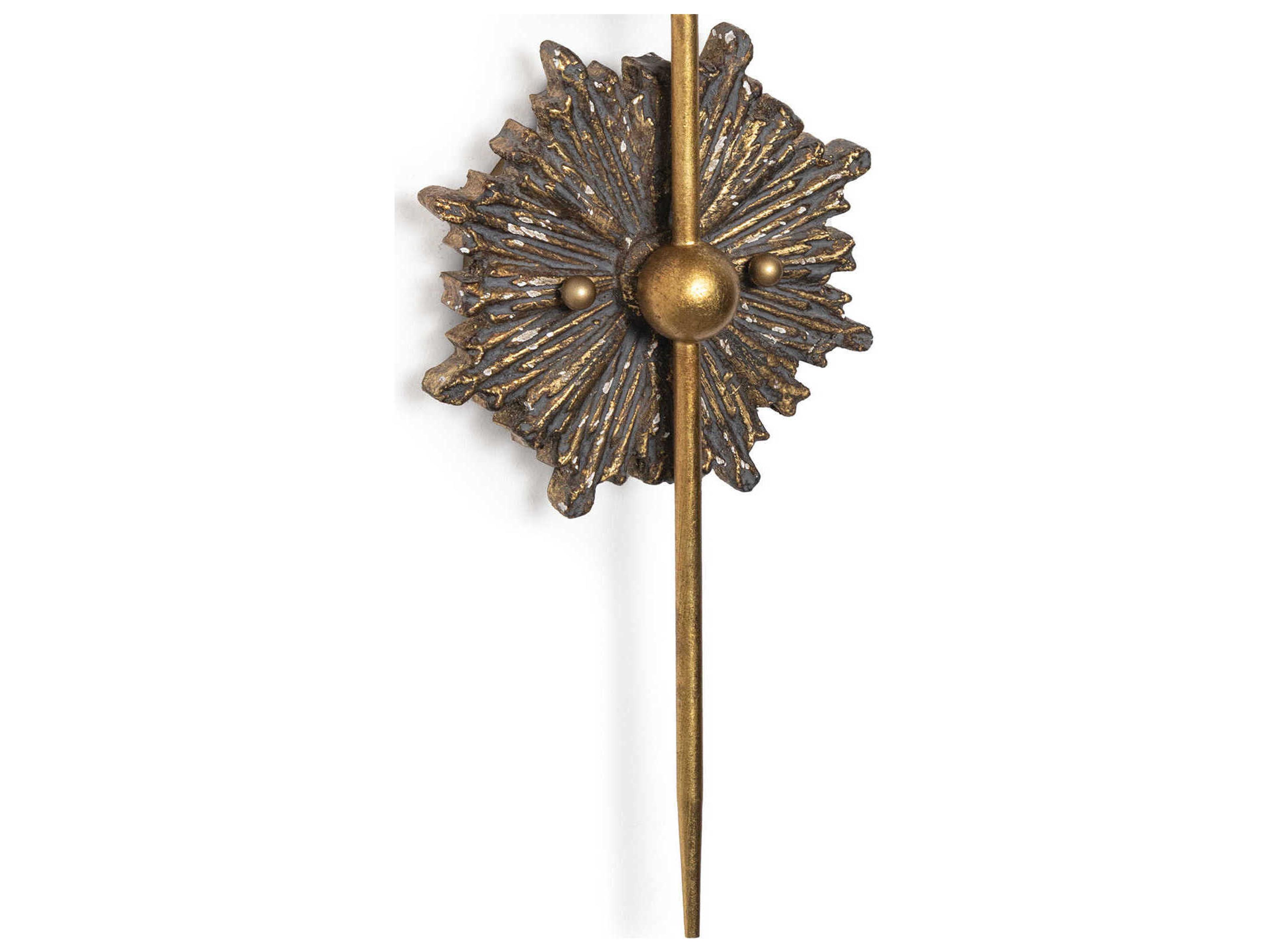 Regina Andrew 1-Light Antique Gold Wall Sconce