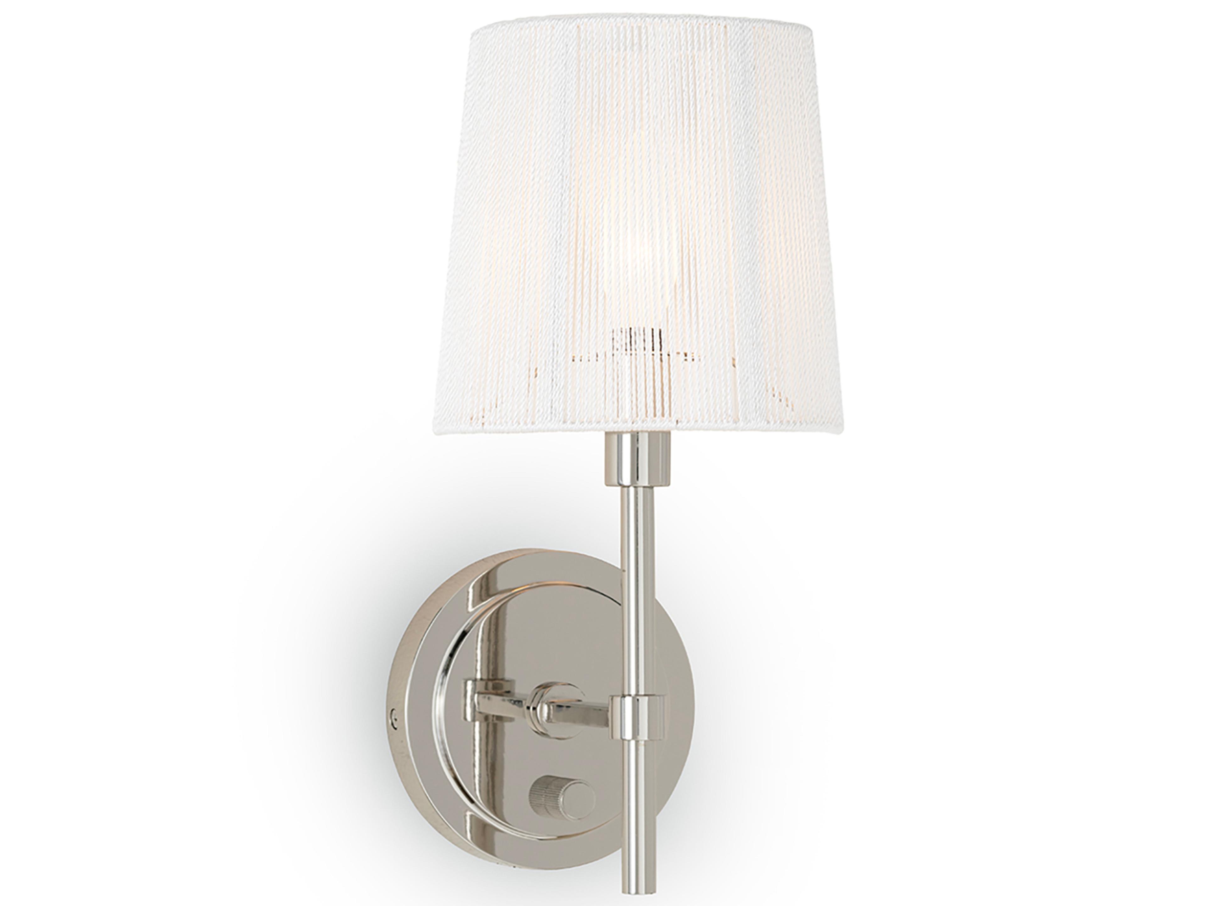 Regina Andrew 1-Light Polished Nickel Wall Sconce