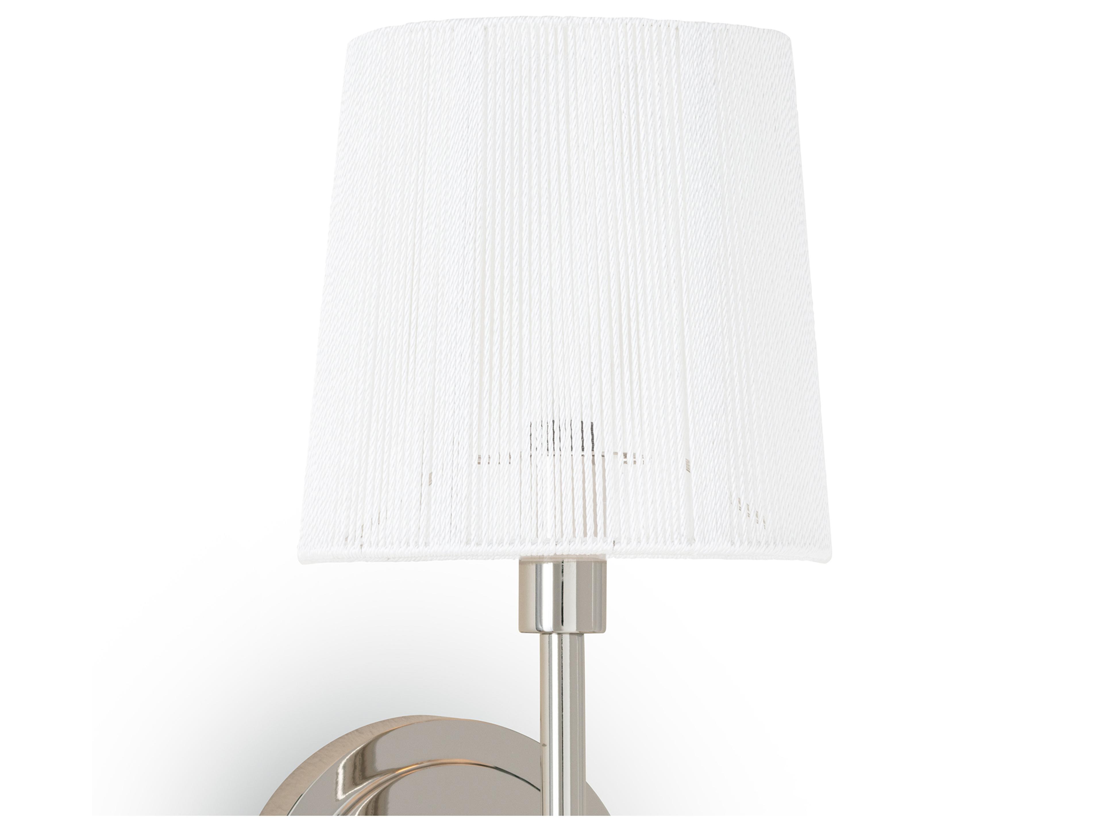 Regina Andrew 1-Light Polished Nickel Wall Sconce