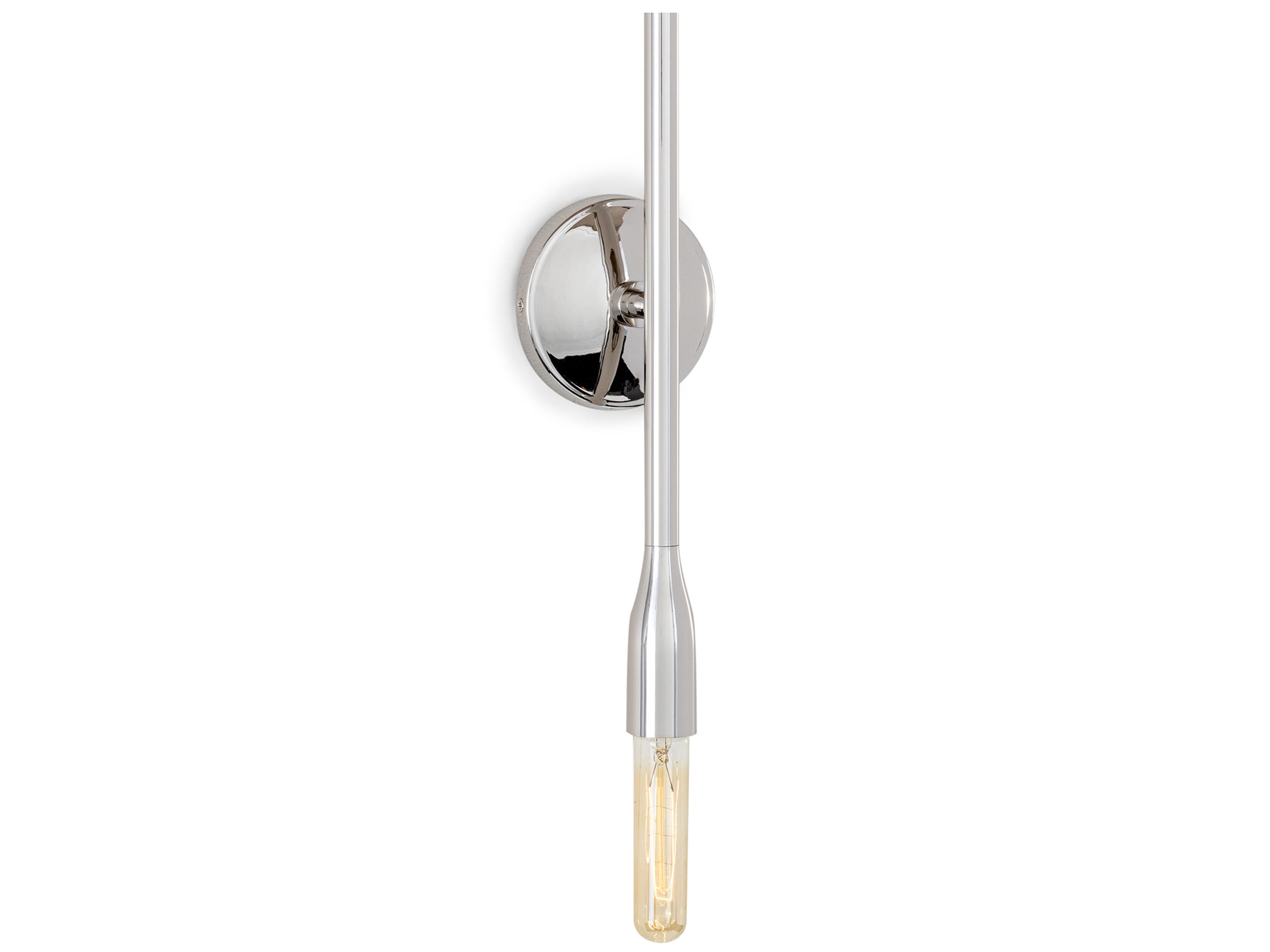 Regina Andrew Cobra 2-Light Polished Nickel Wall Sconce