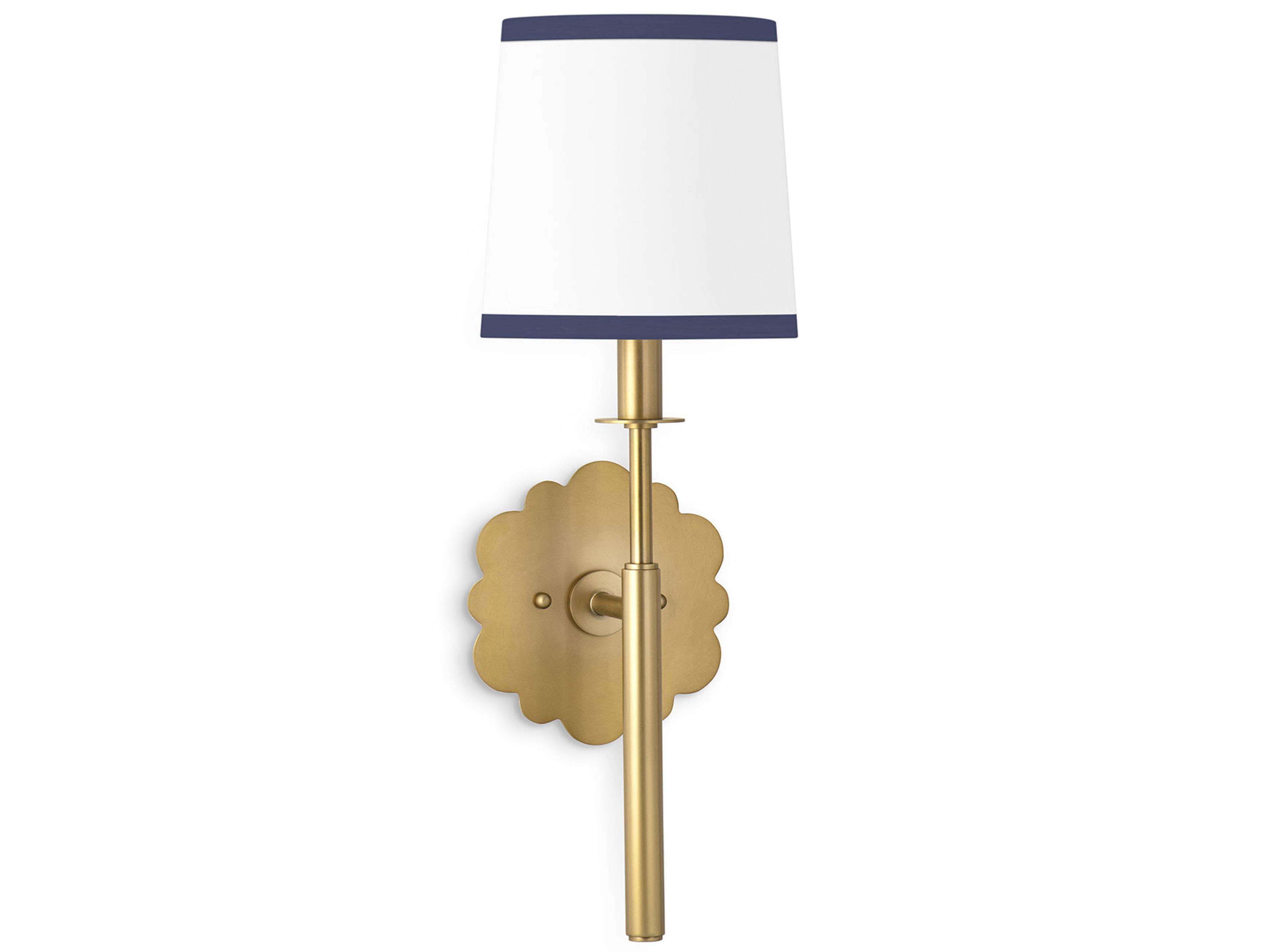 Daisy 1-Light Natural Brass Wall Sconce