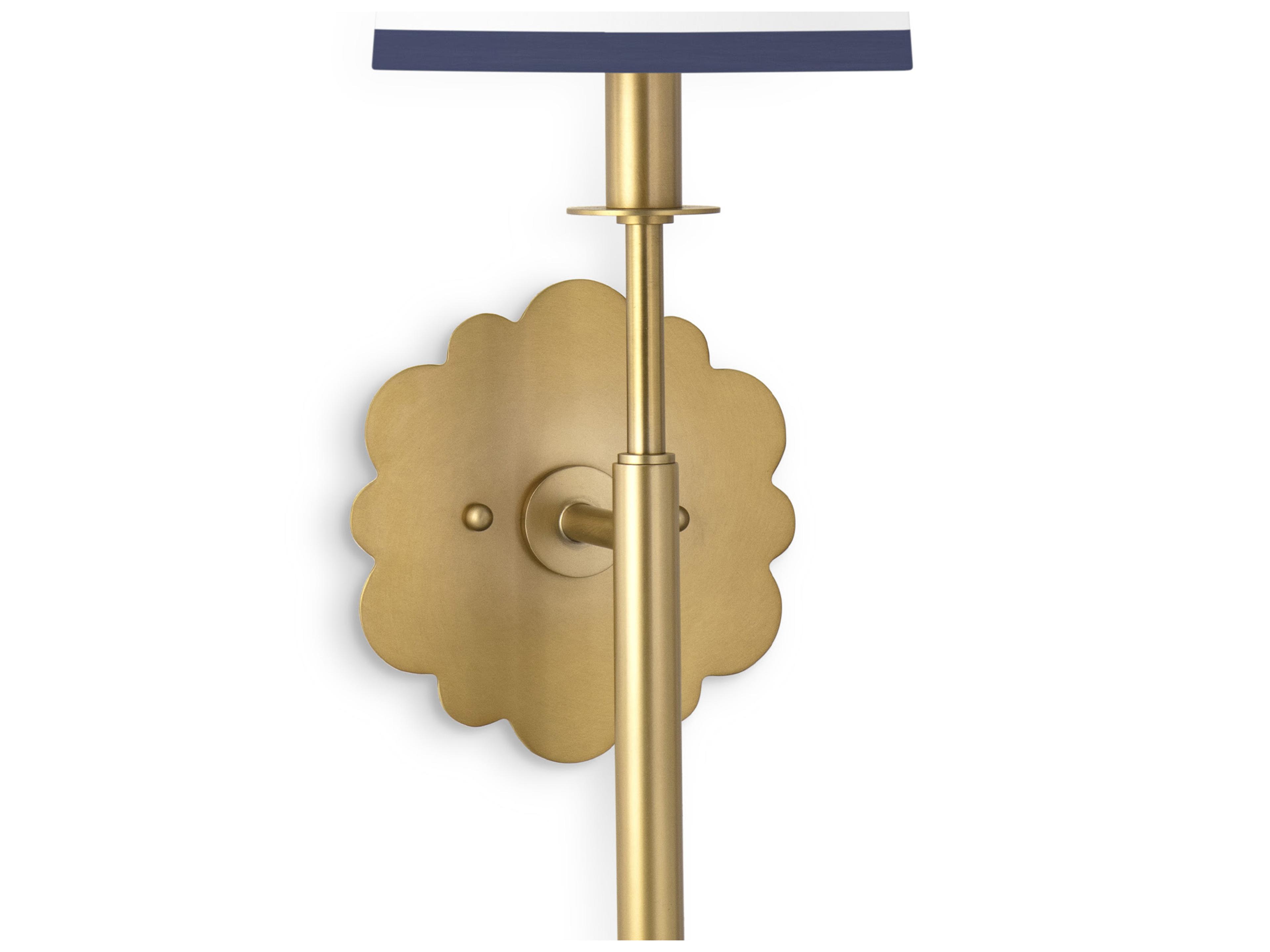 Regina Andrew Daisy 1-Light Natural Brass Wall Sconce