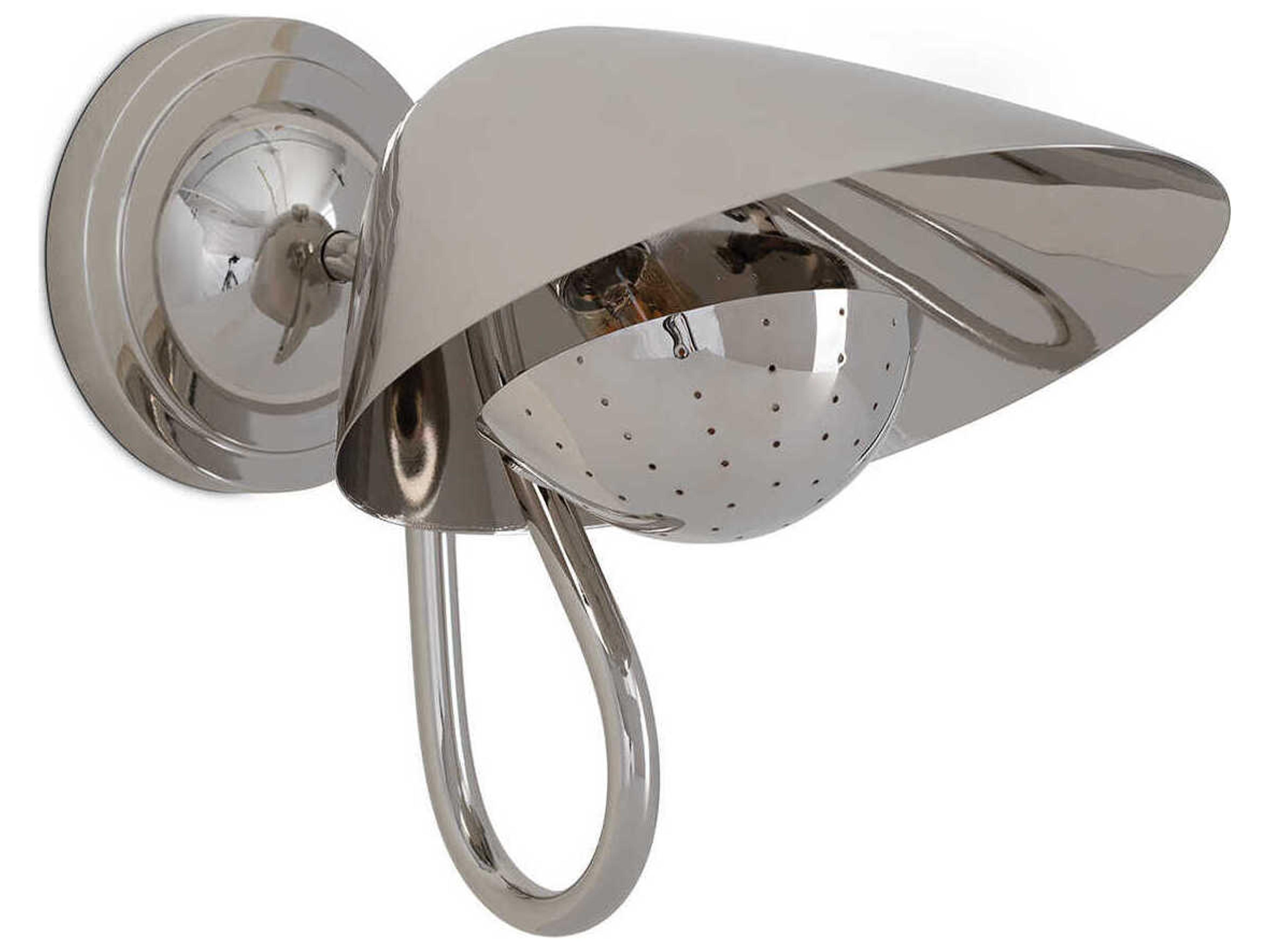 Regina Andrew Keaton 1-Light Polished Nickel Wall Sconce