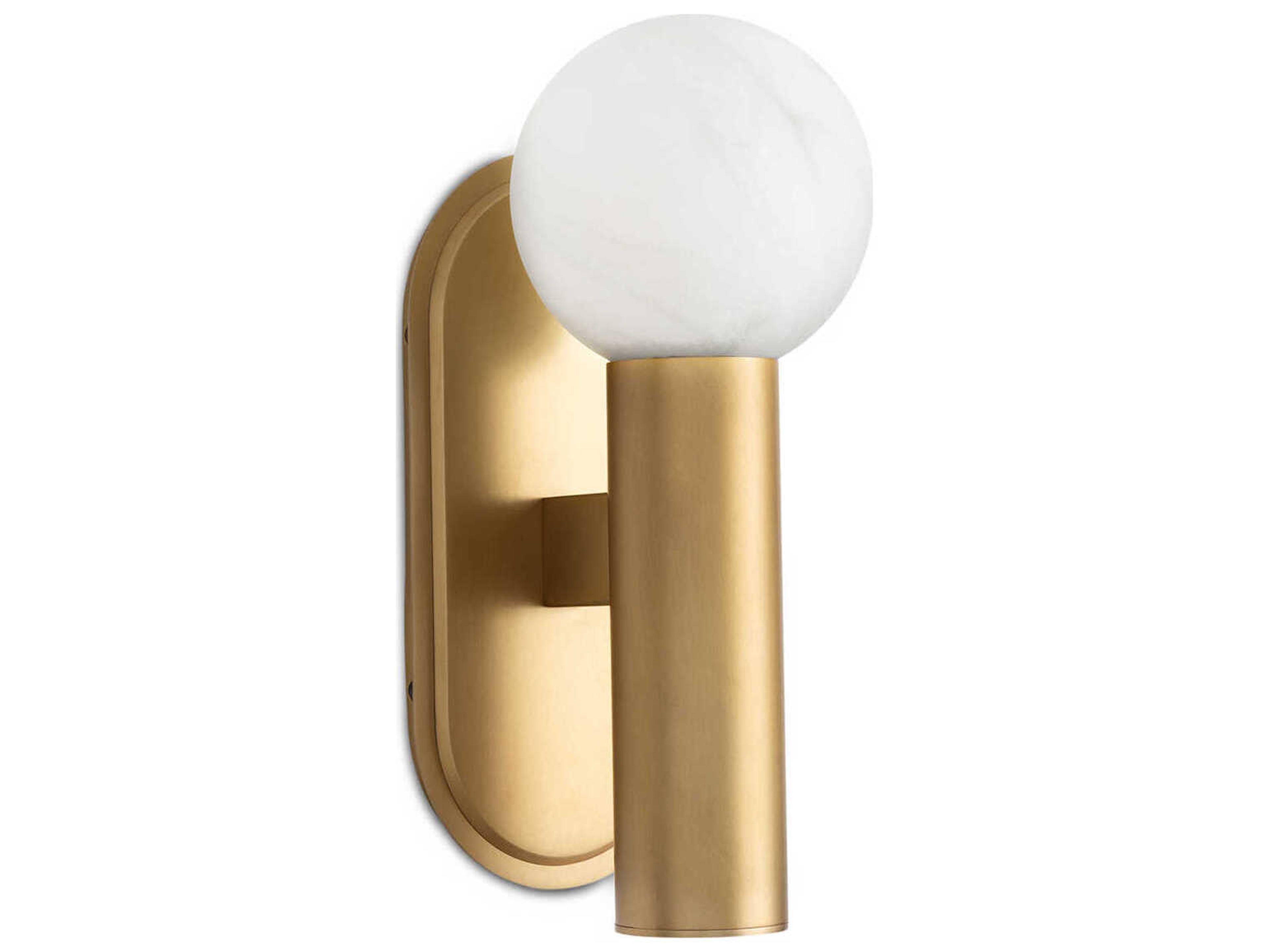 Regina Andrew Dion 1-Light Natural Brass Wall Sconce