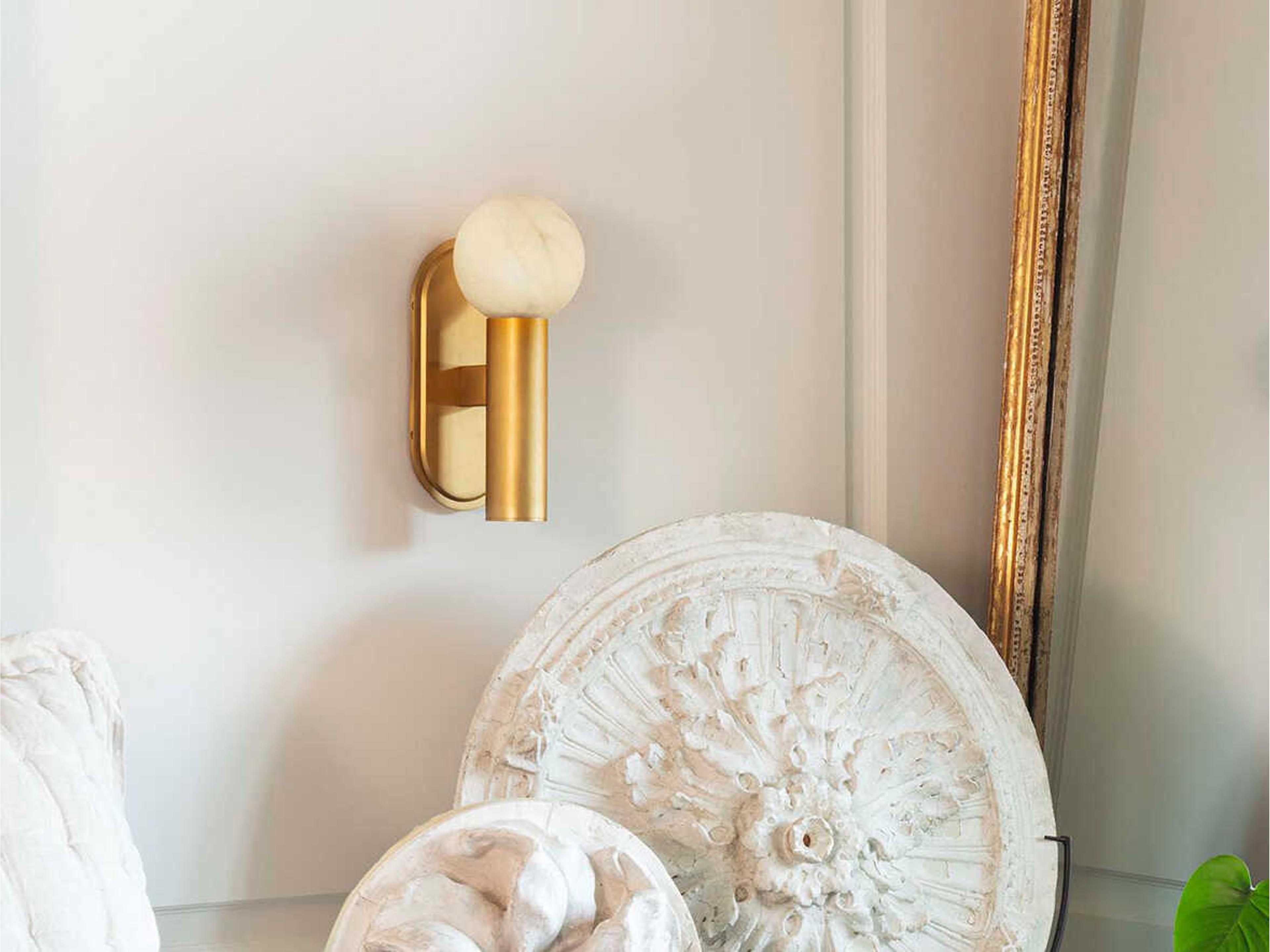 Regina Andrew Dion 1-Light Natural Brass Wall Sconce