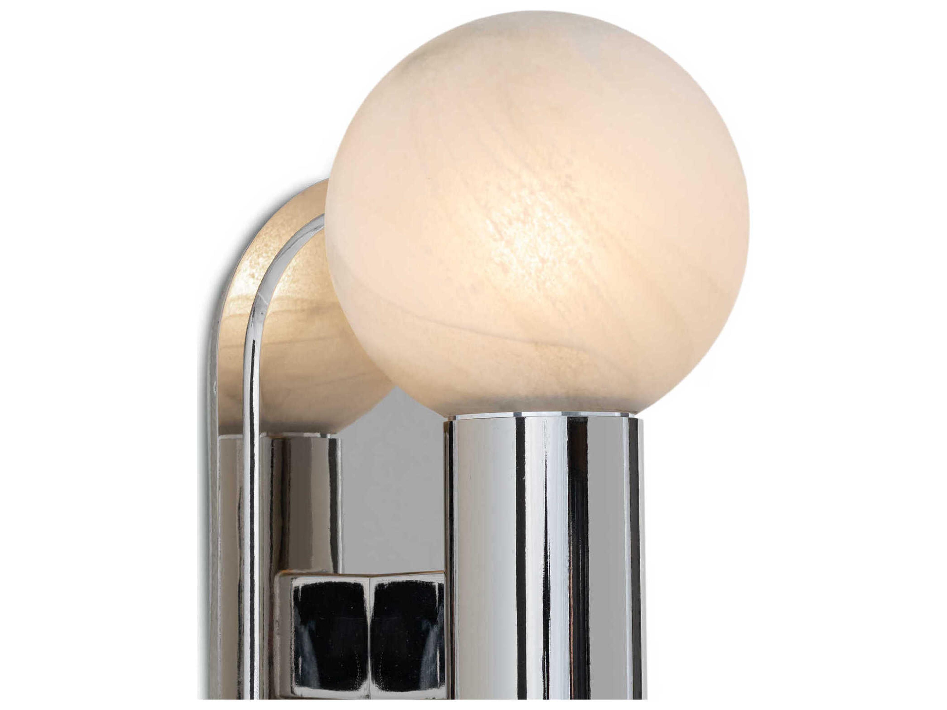 Regina Andrew Dion 1-Light Polished Nickel Wall Sconce