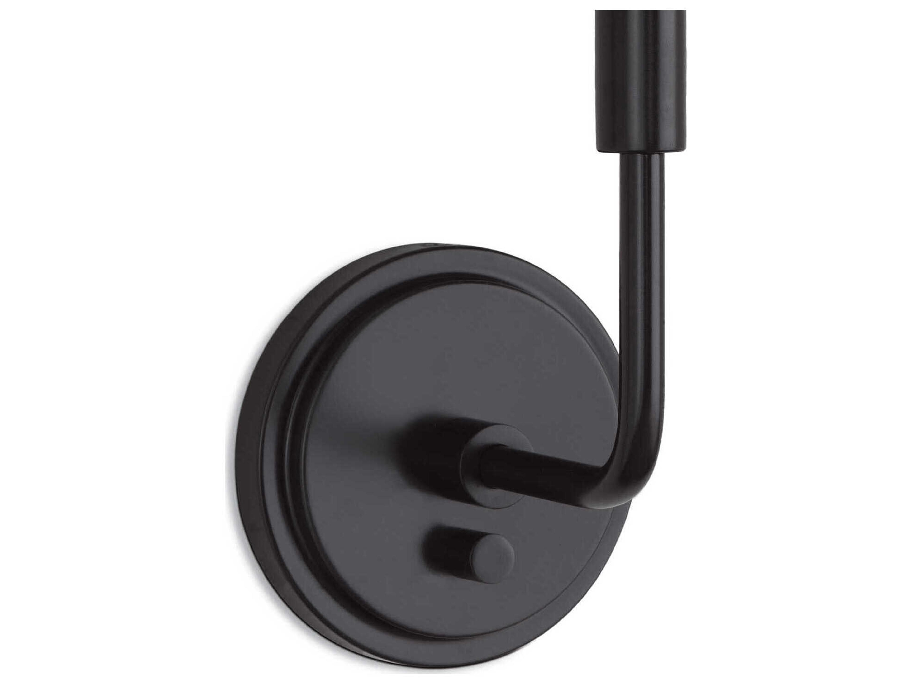 Regina Andrew Polly 1-Light Blackened Brass Wall Sconce