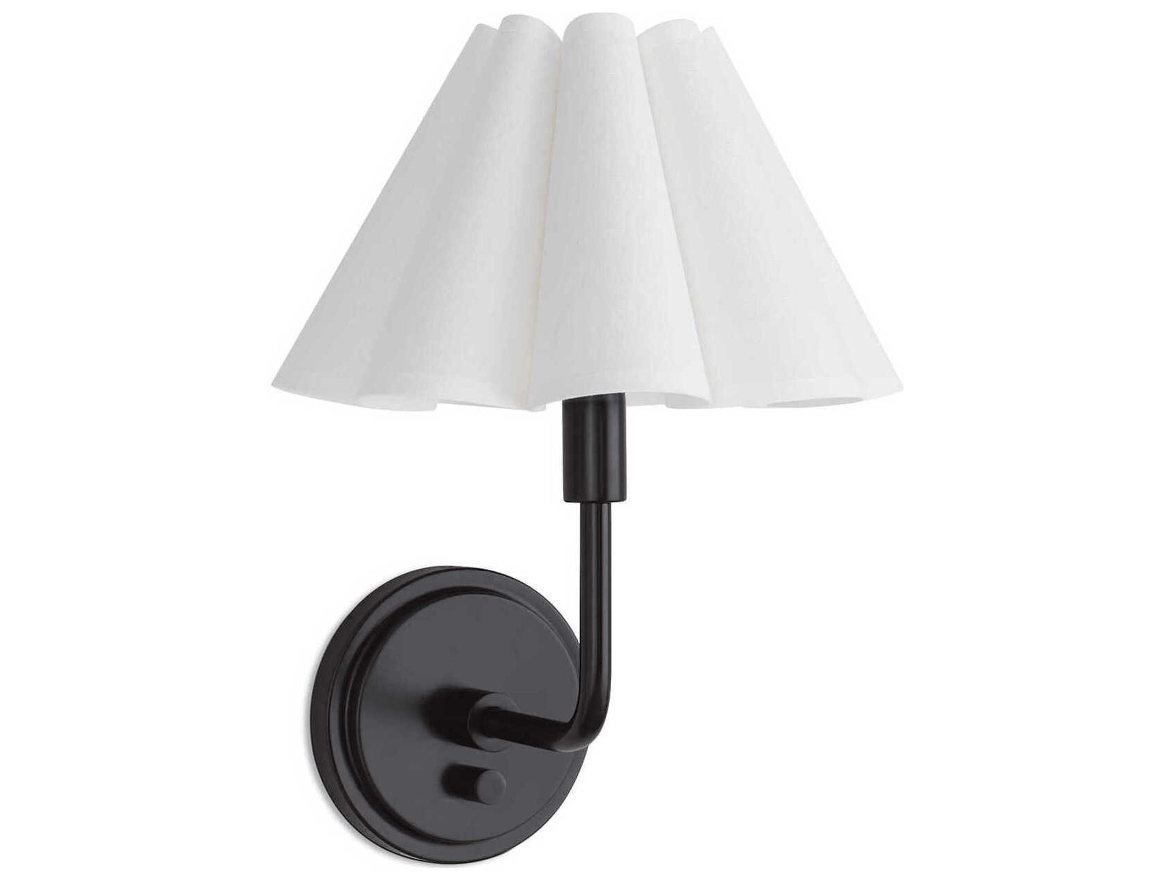 Polly 1-Light Blackened Brass Wall Sconce