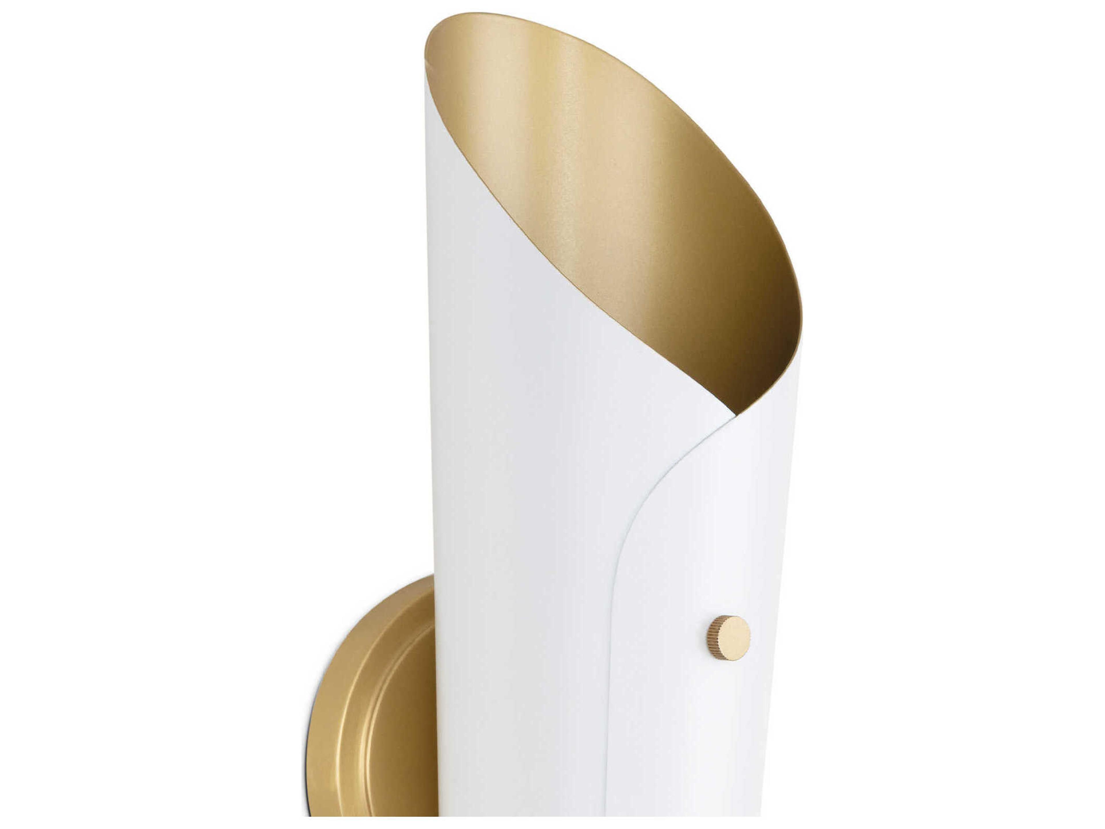 Regina Andrew Vest 2-Light White Wall Sconce