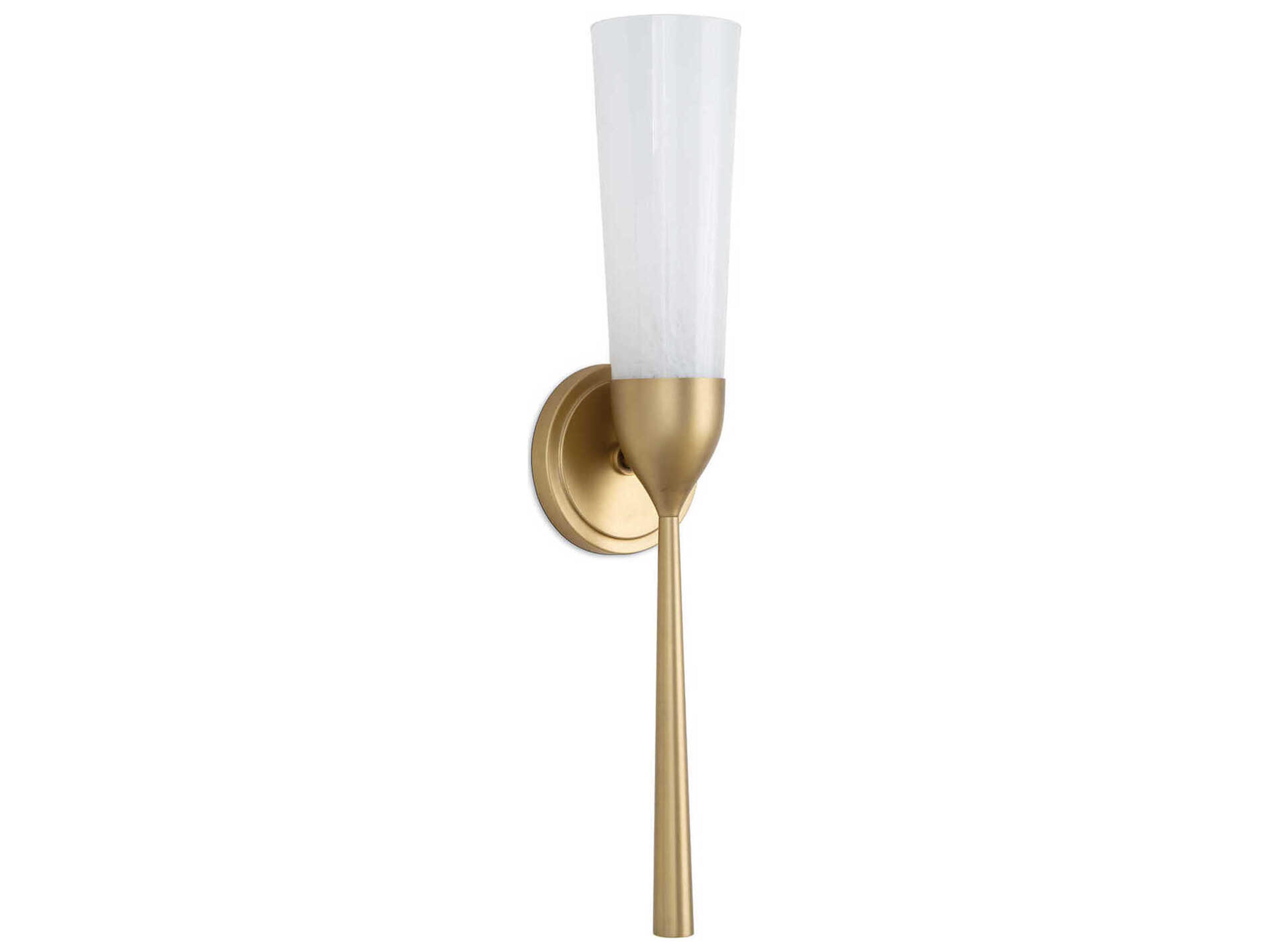 Mousseaux 1-Light Natural Brass Wall Sconce