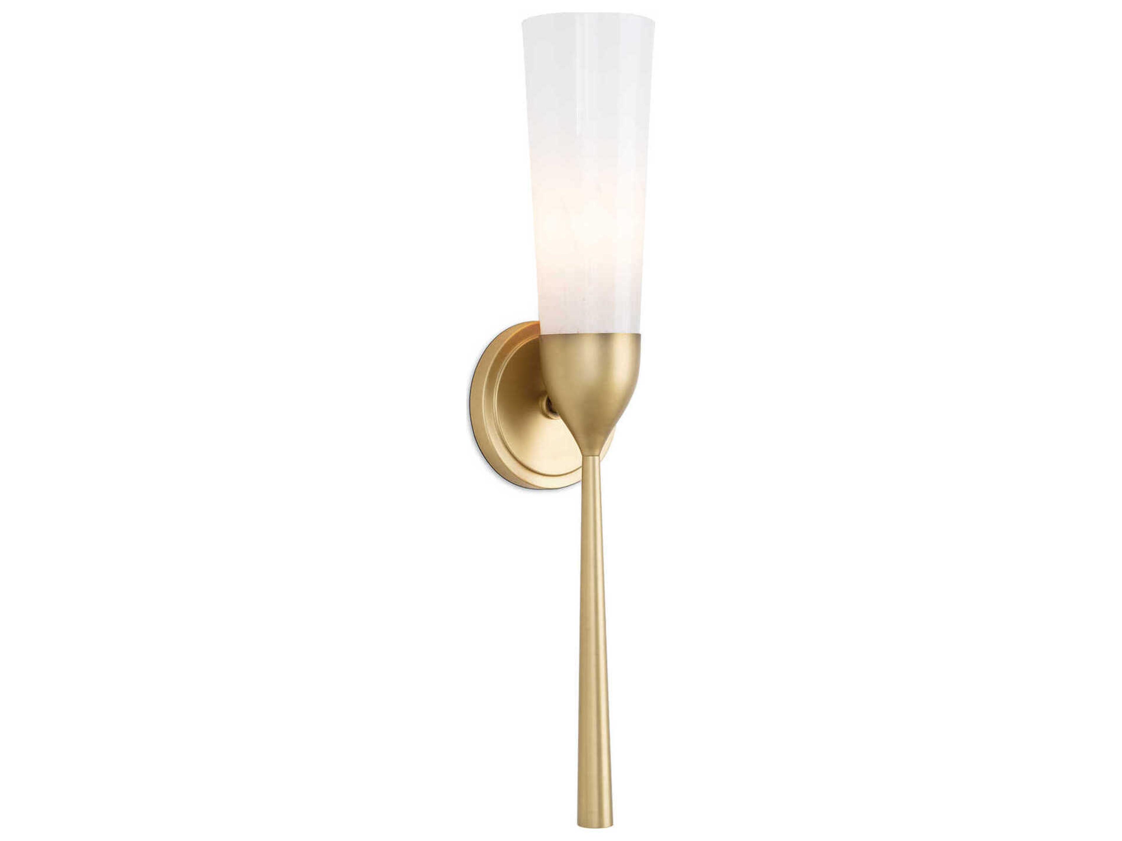 Regina Andrew Mousseaux 1-Light Natural Brass Wall Sconce
