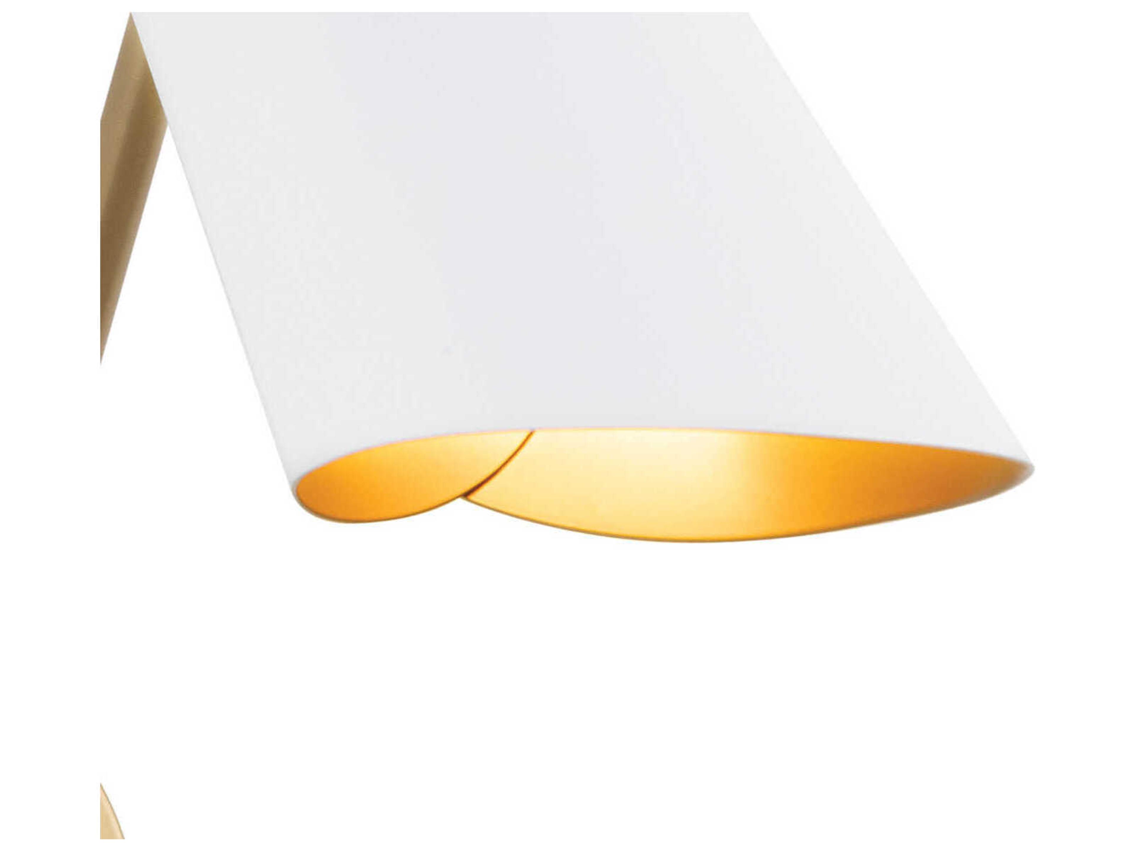 Regina Andrew Vest 1-Light White Swing Wall Sconce