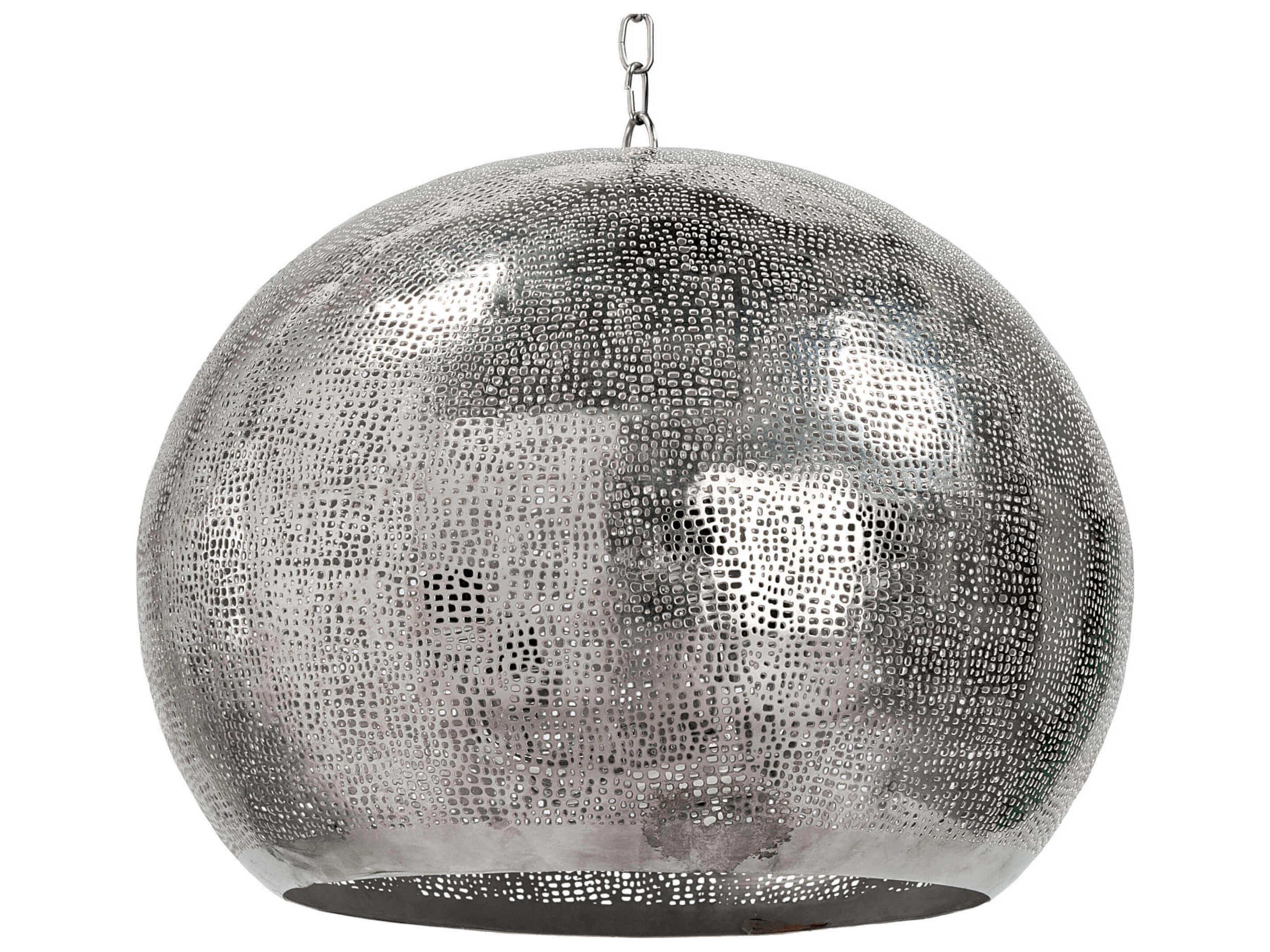 Regina Andrew 5-Light Polished Nickel Globe Pendant