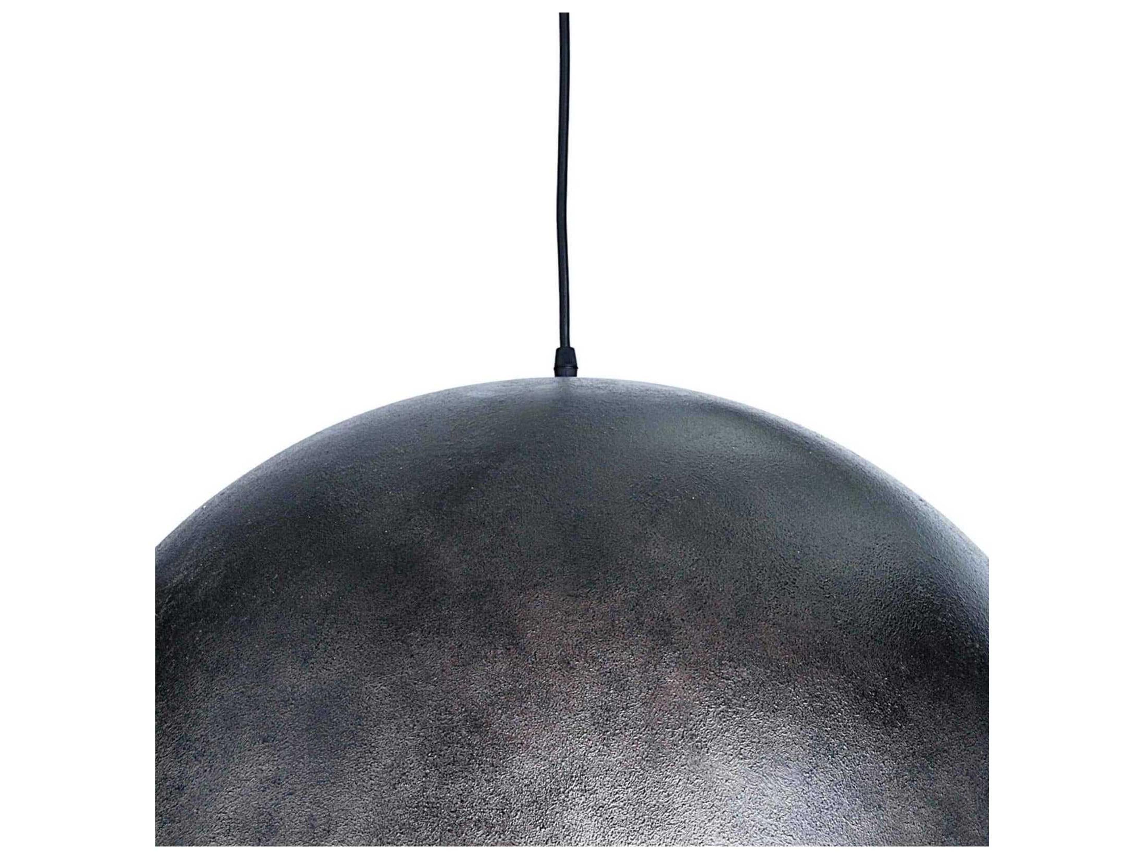 Regina Andrew Sigmund 1-Light Black & Gold Bowl Linear Pendant