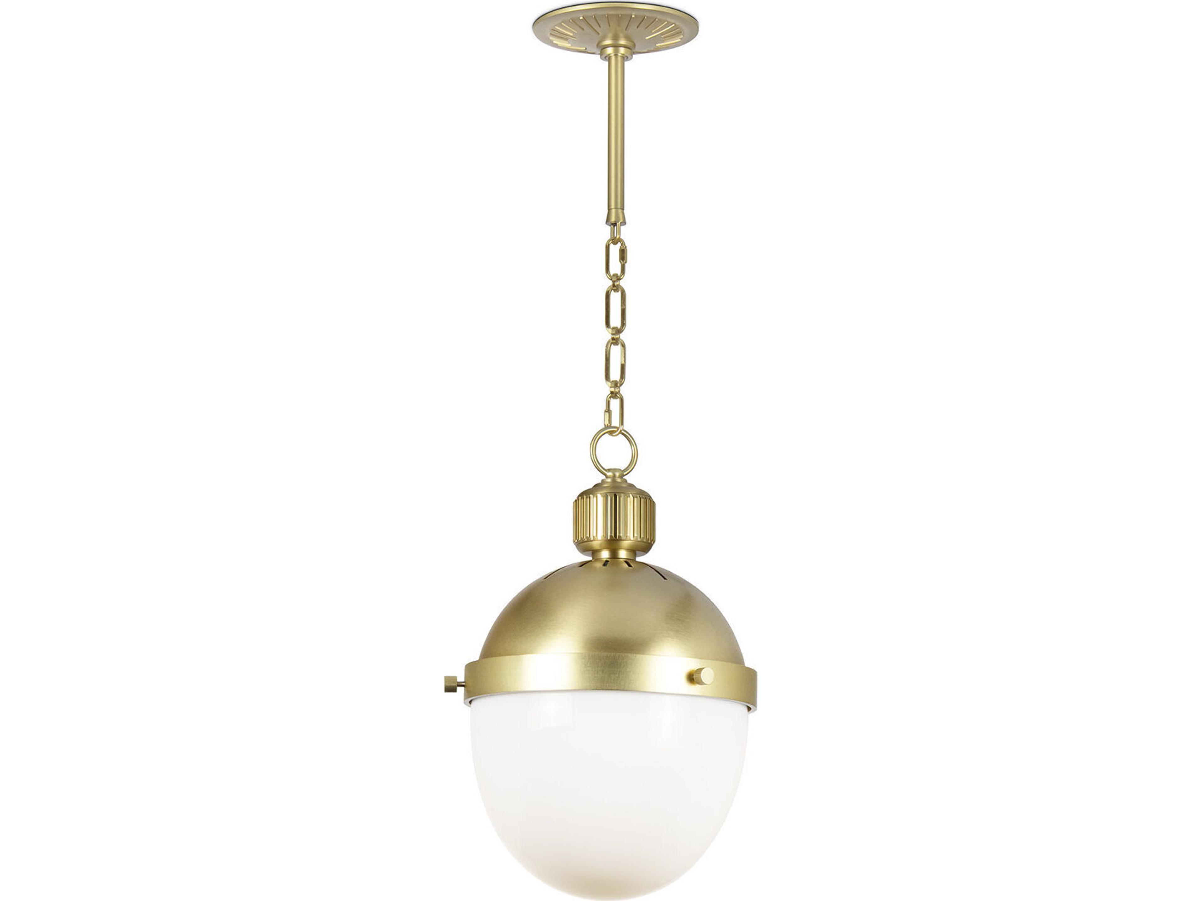 Otis 1-Light Natural Brass Mini Pendant