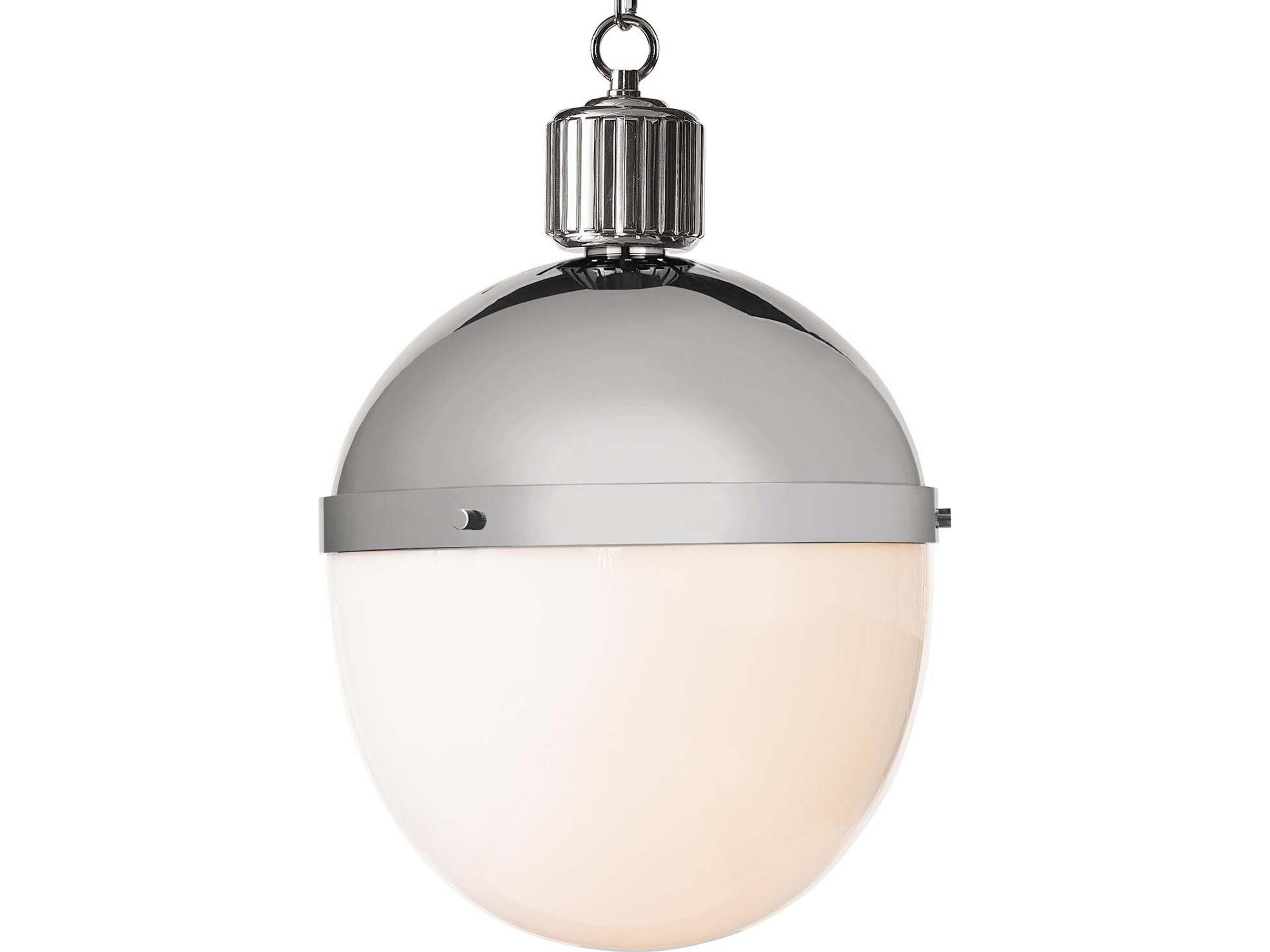 Regina Andrew Otis 1-Light Polished Nickel Pendant