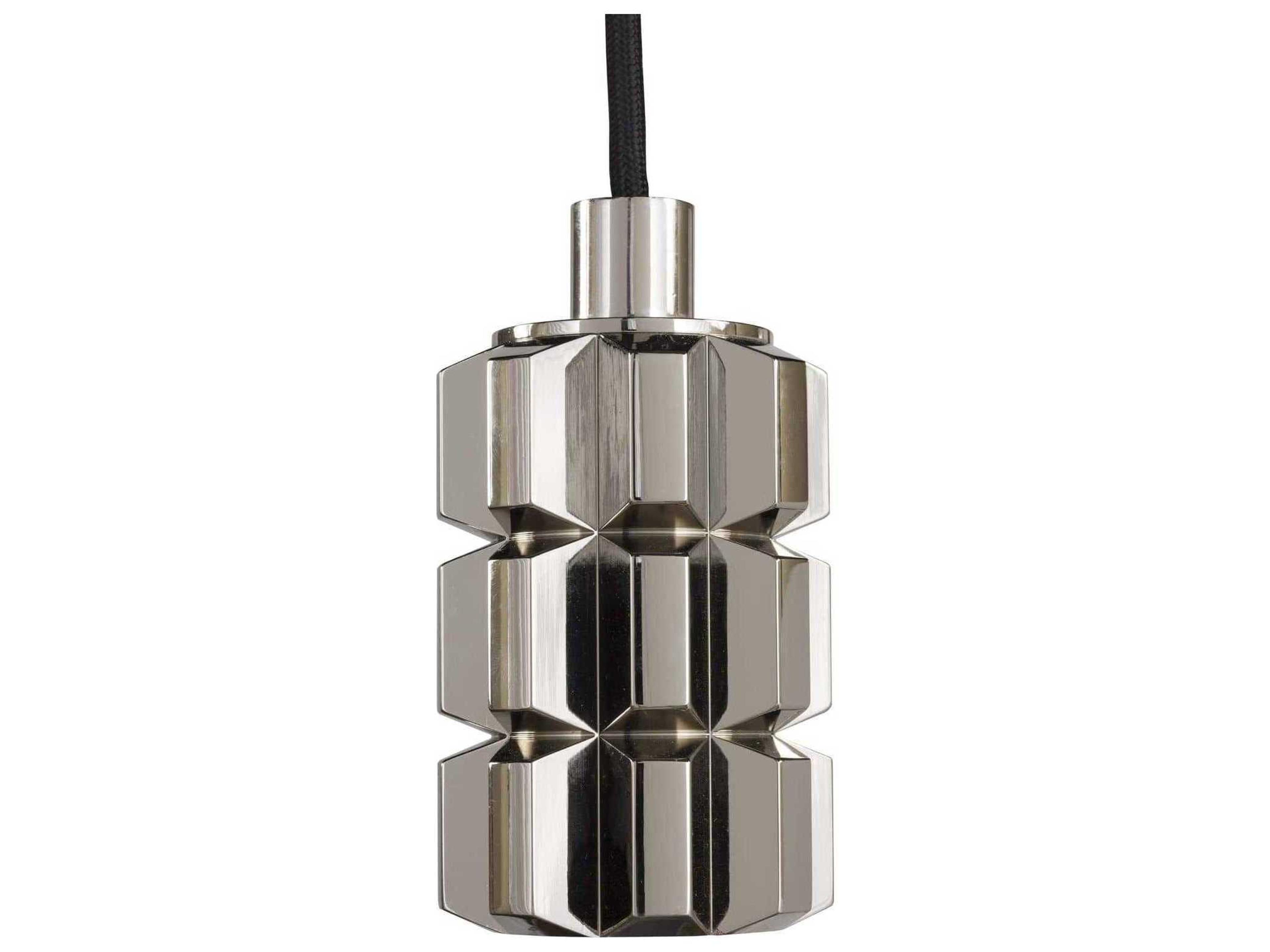 Regina Andrew Clive 1-Light Polished Nickel Mini Pendant