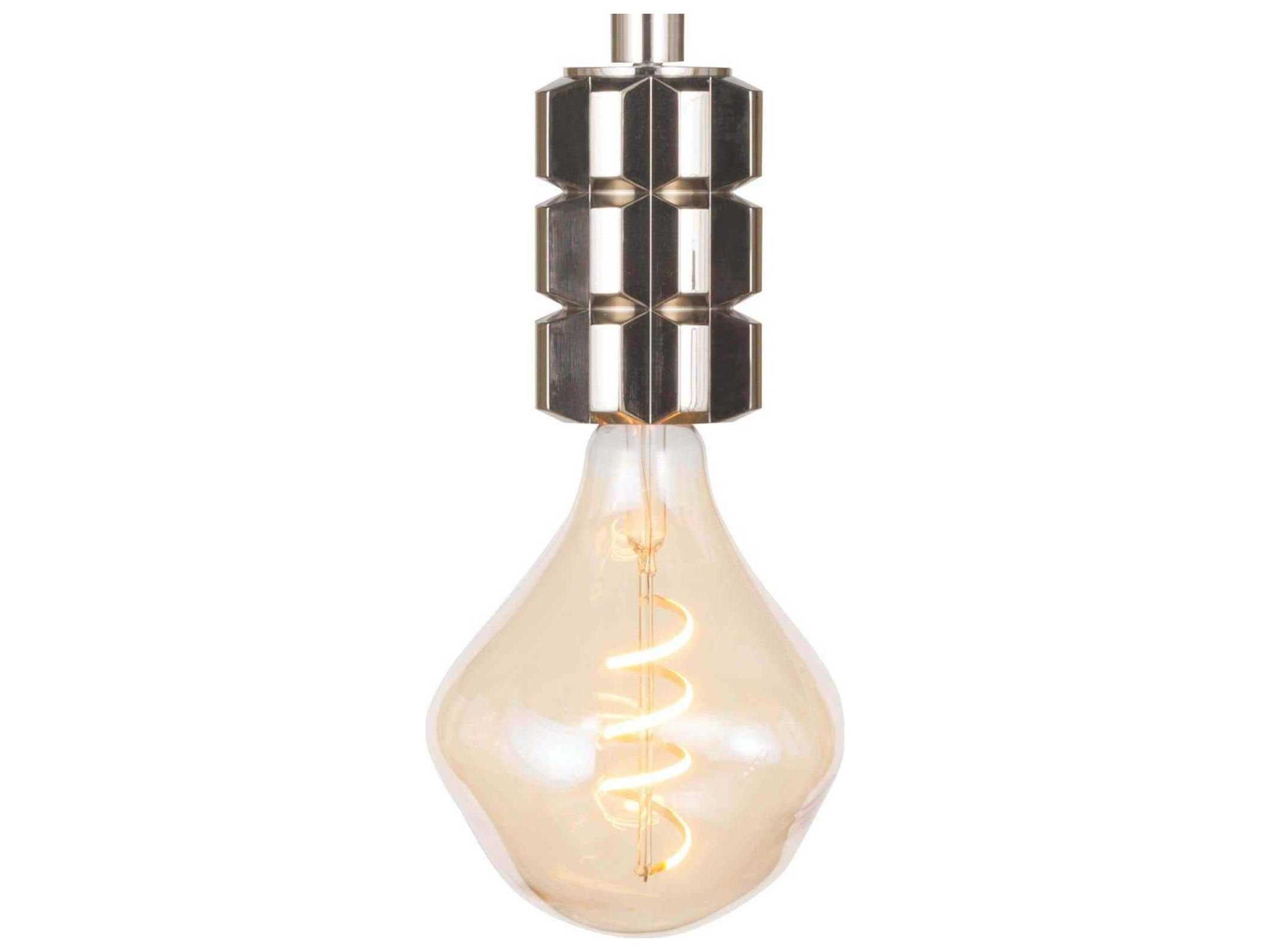 Regina Andrew Clive 1-Light Polished Nickel Mini Pendant