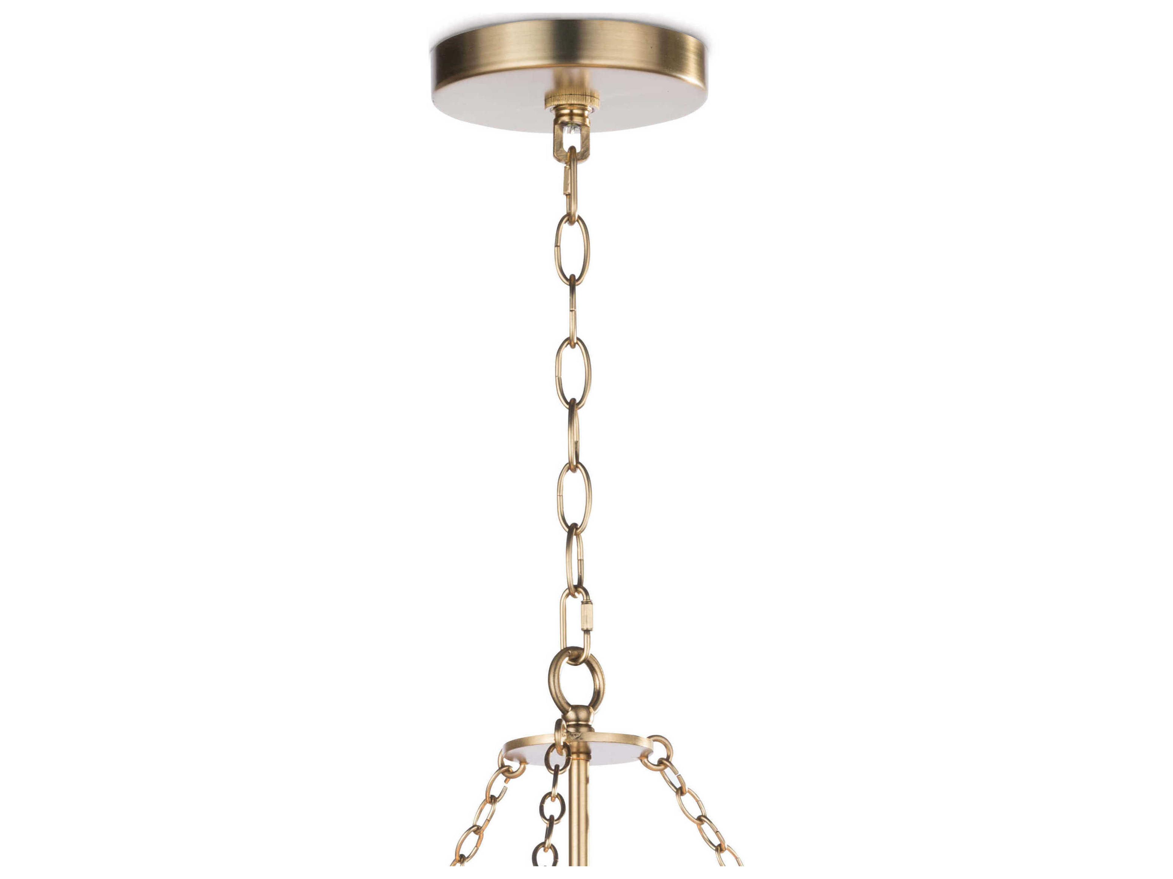 Regina Andrew Charlotte 12-Light Natural Brass Bowl Chandelier
