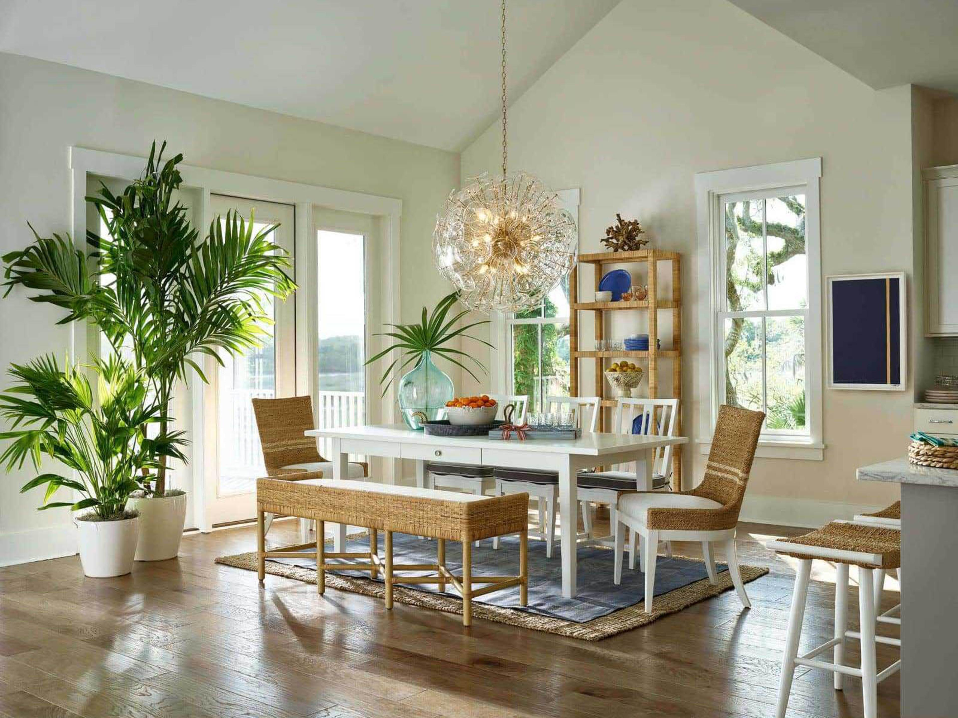 Regina Andrew Poppy 12-Light Natural Brass Glass Geometric Linear Pendant