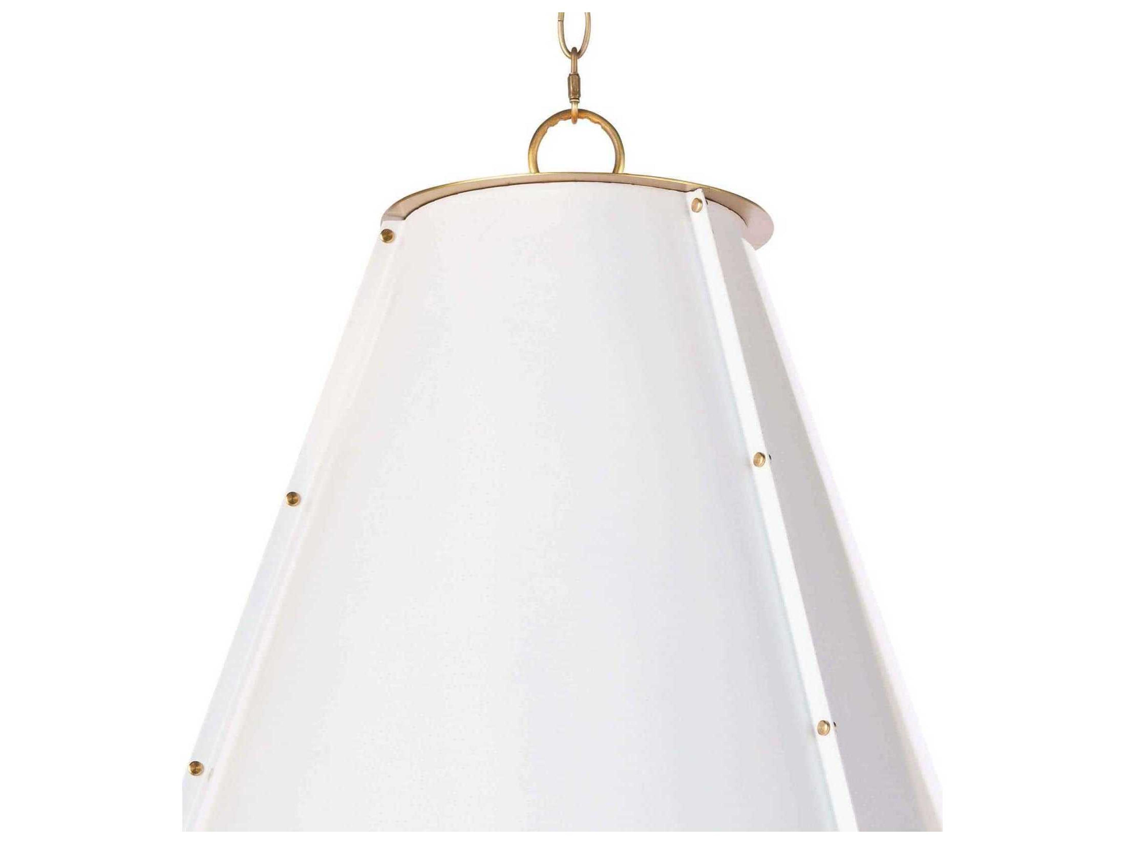 Regina Andrew French Maid 3-Light White Pendant