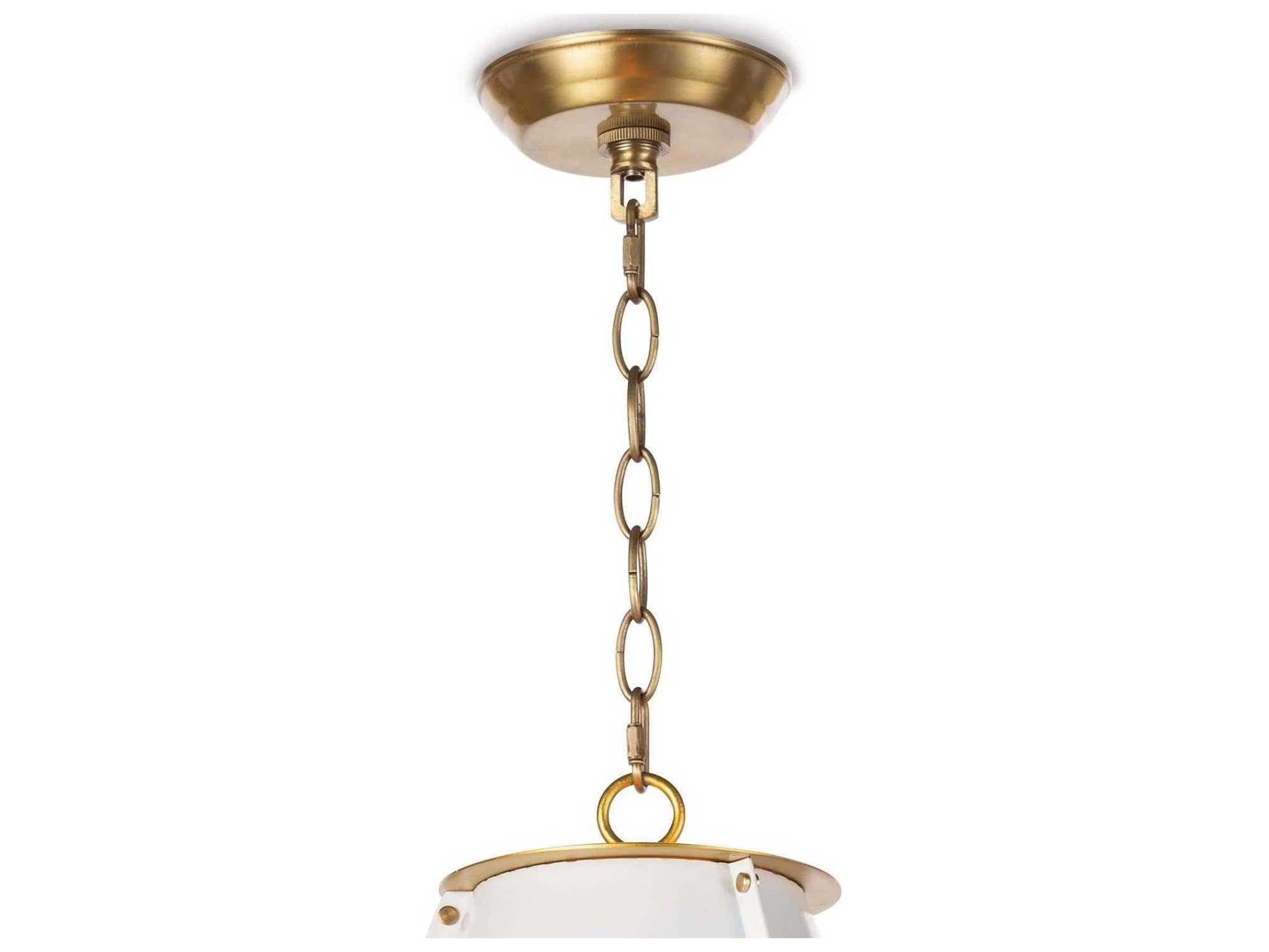 Regina Andrew French Maid 1-Light White Pendant