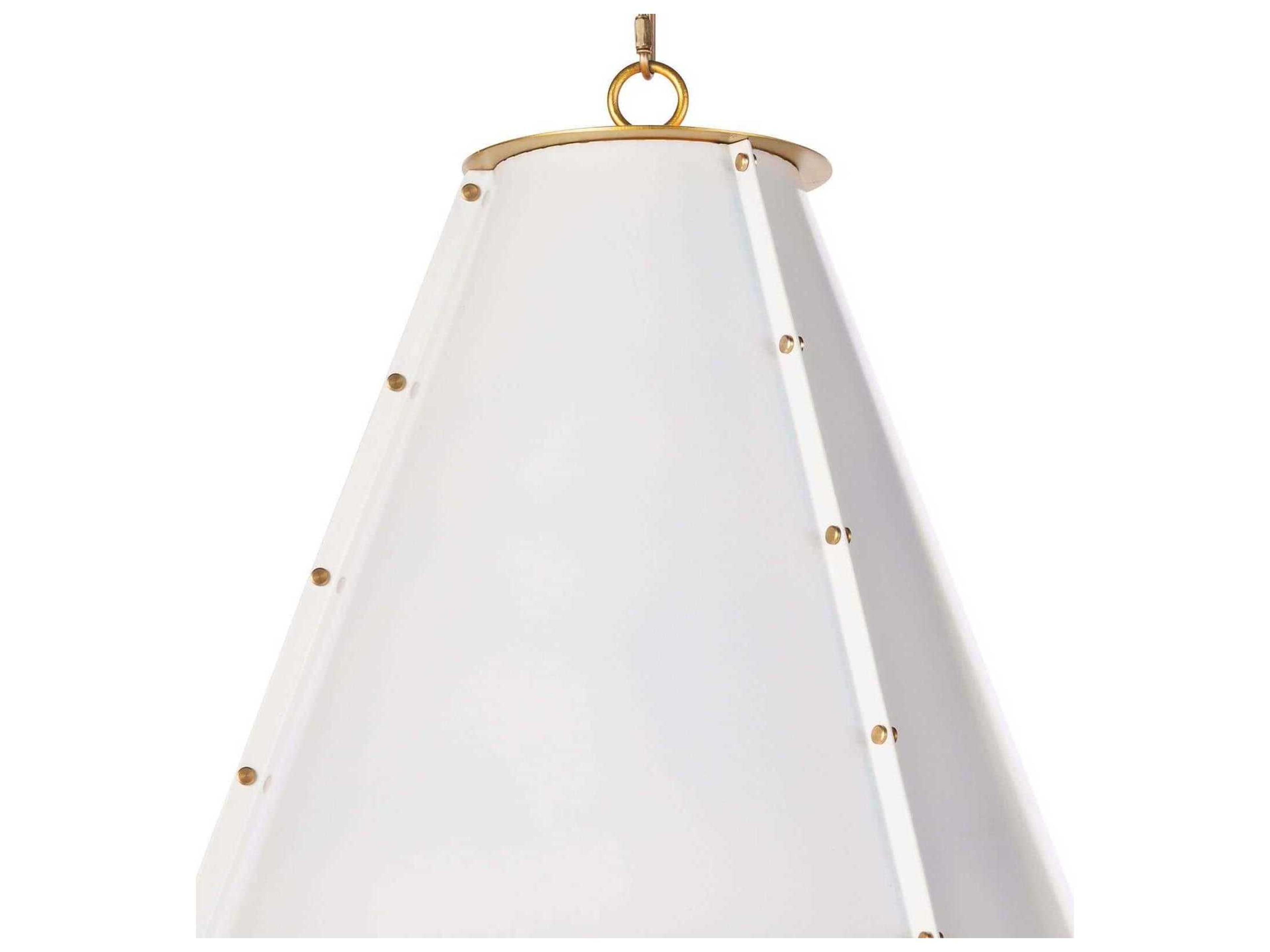 Regina Andrew French Maid 1-Light White Pendant