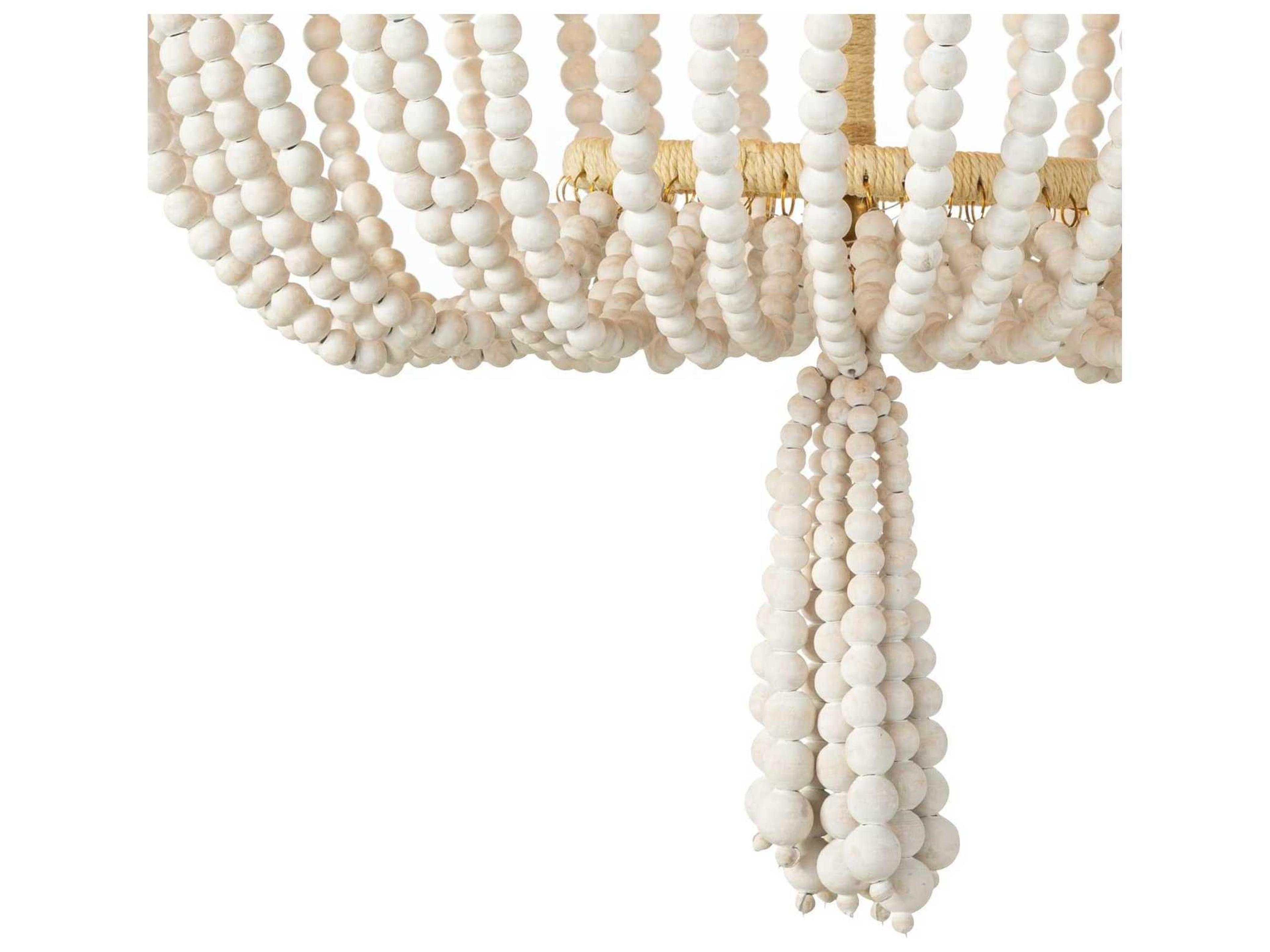 Regina Andrew Milos 3-Light White Chandelier