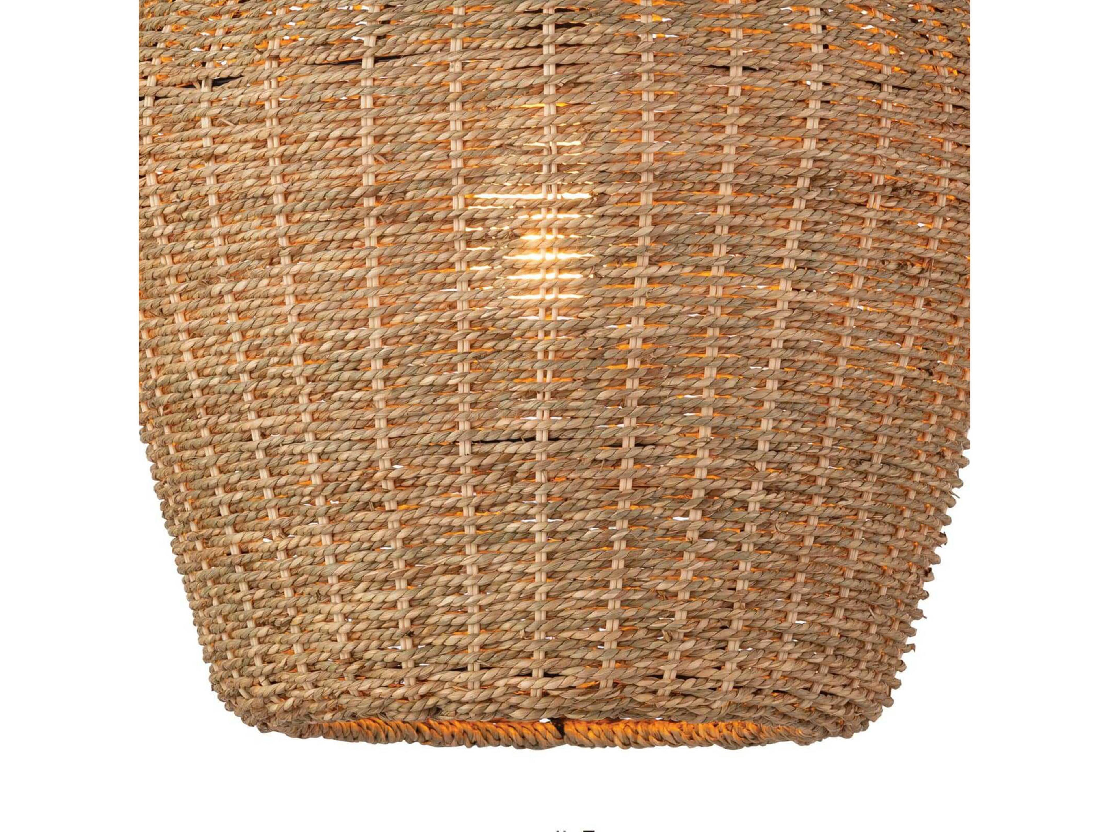 Regina Andrew 1-Light Natural Brown Dome Pendant