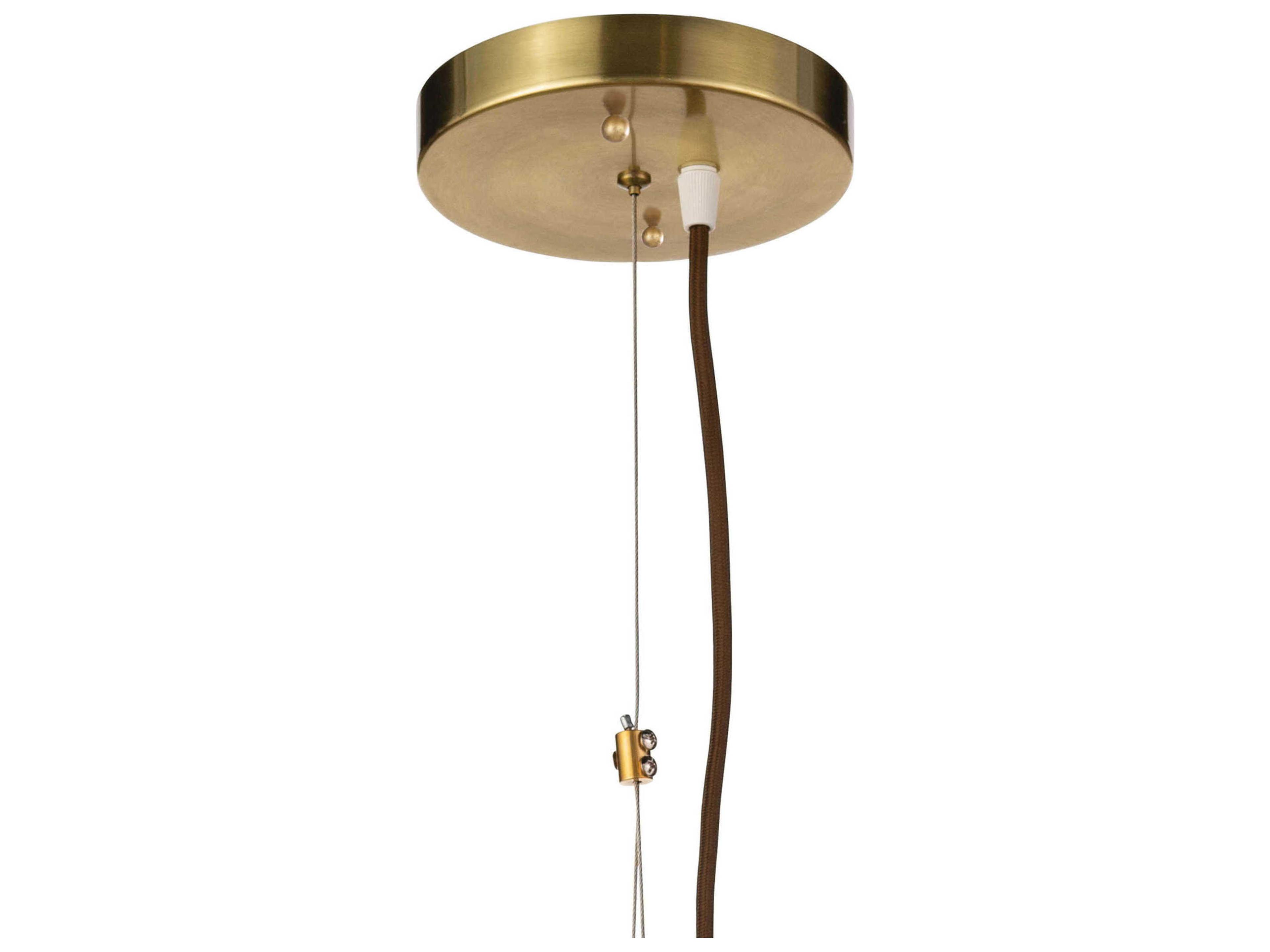 Regina Andrew 1-Light Natural Brown Dome Pendant