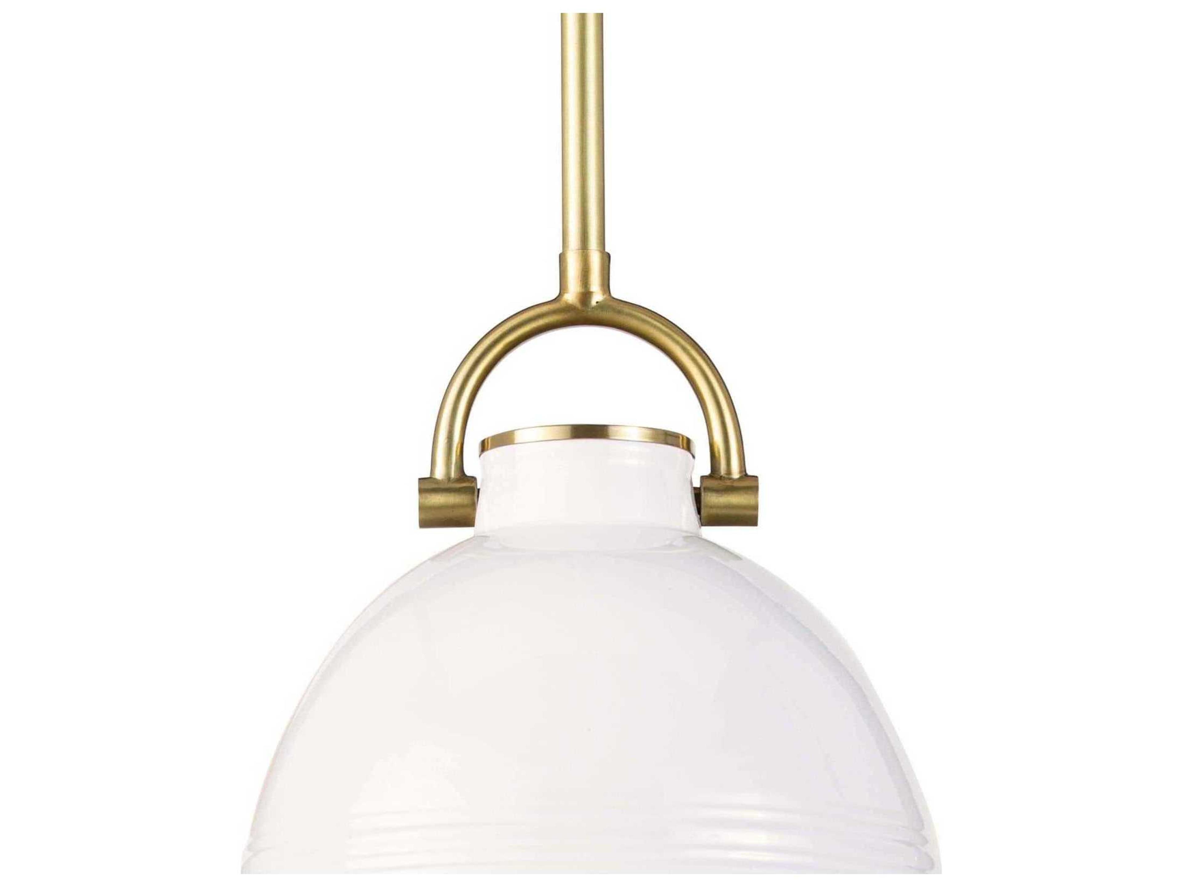 Regina Andrew Eloise 1-Light White Bell Mini Pendant