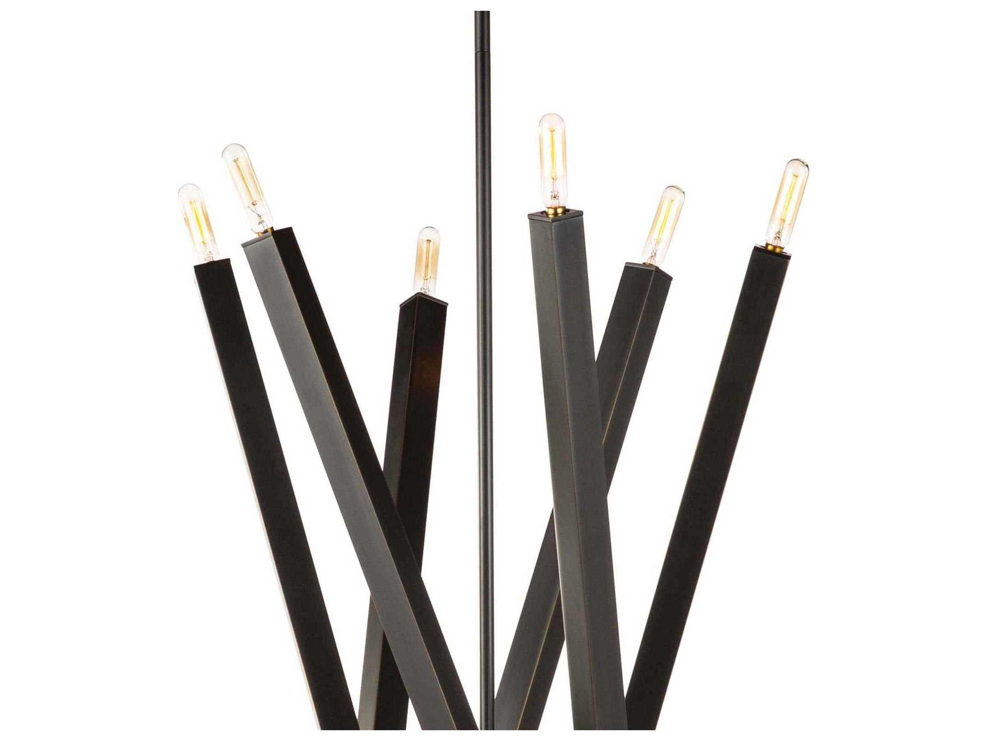 Regina Andrew Viper 12-Light Oil Rubbed Bronze Sputnik Chandelier