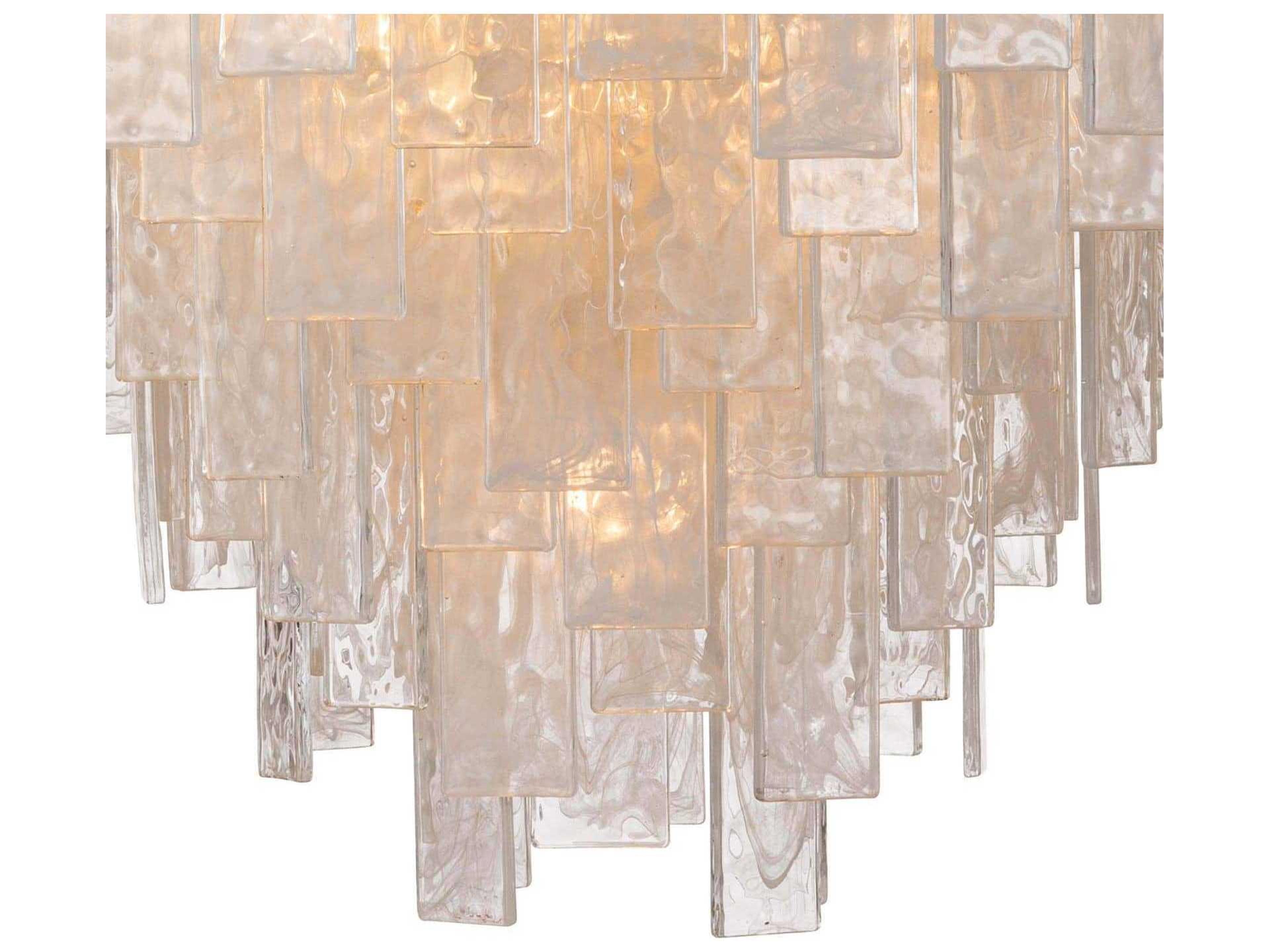 Regina Andrew Glacier 16-Light6-Light Clear Brass Glass Pendant