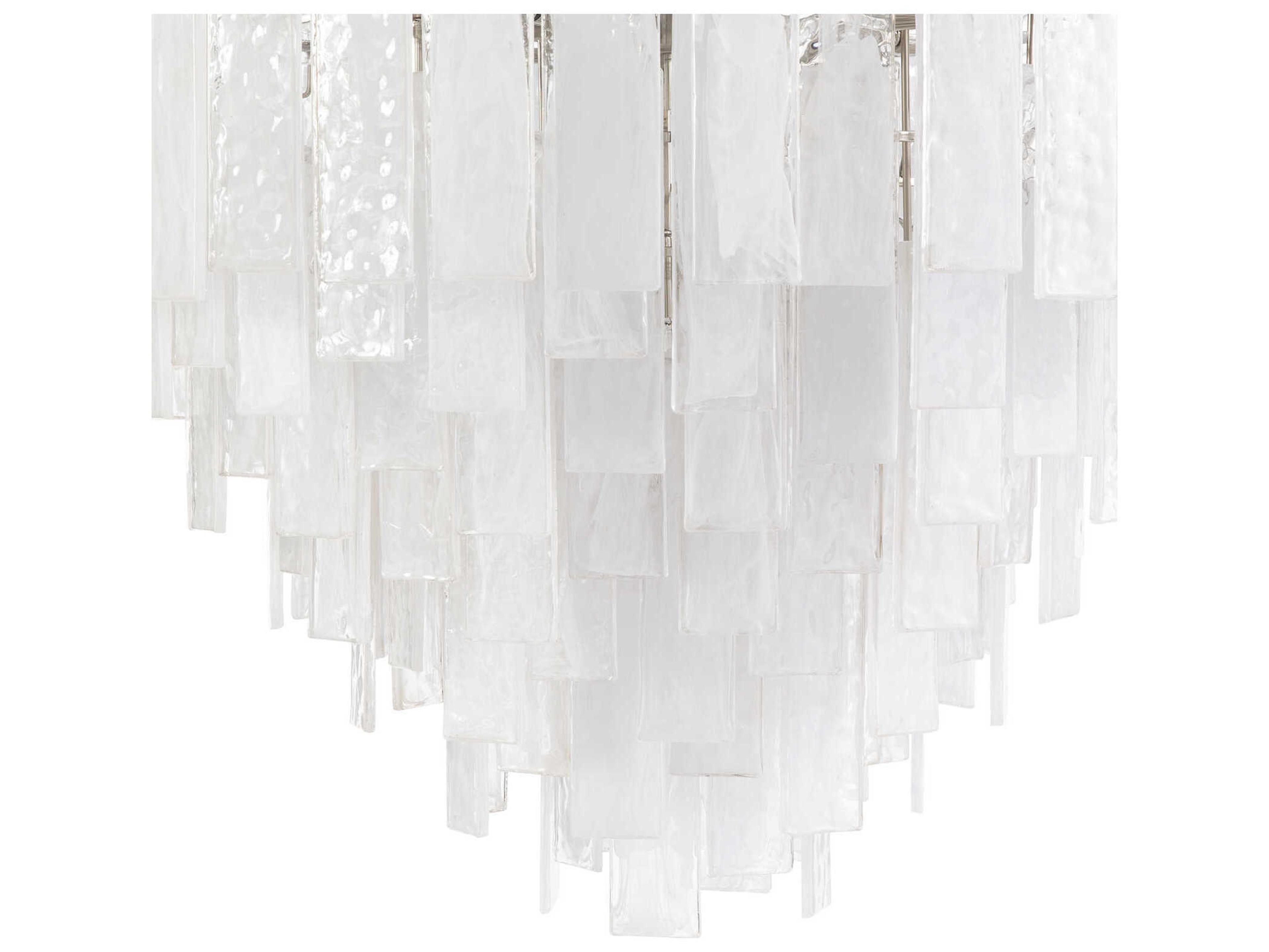 Regina Andrew Glacier 16-Light6-Light Clear Nickel Glass Pendant
