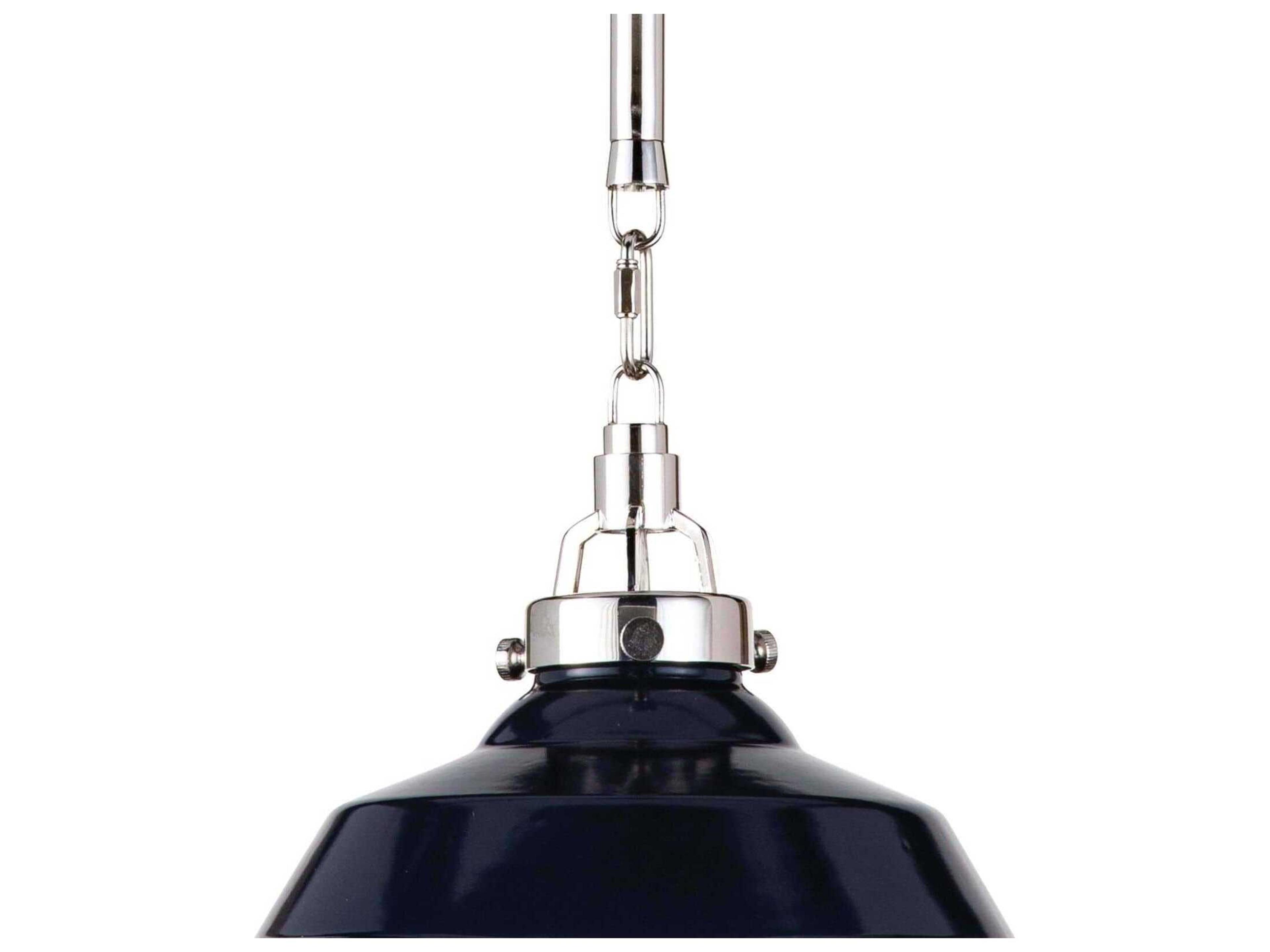 Regina Andrew 1-Light Blue Black Bell Mini Pendant