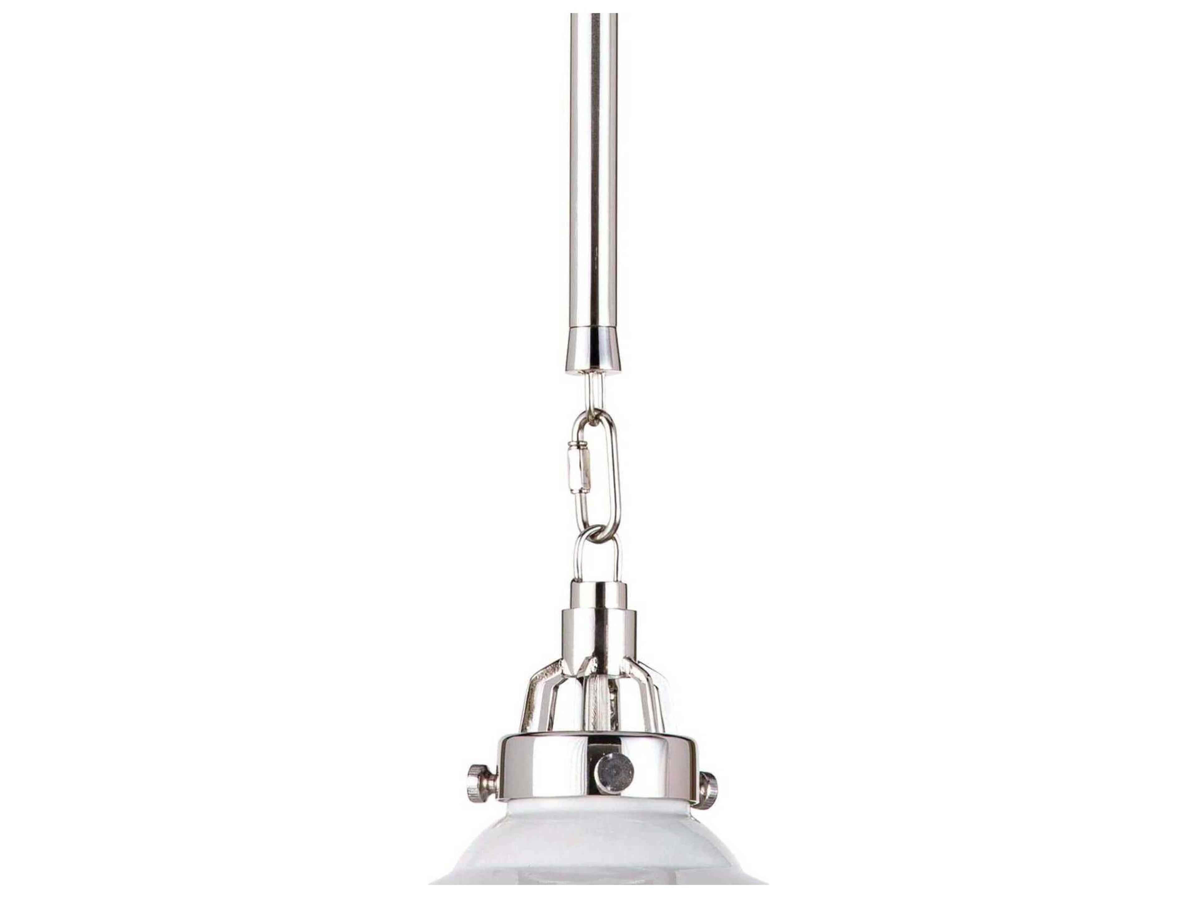 Regina Andrew 1-Light White Bell Mini Pendant