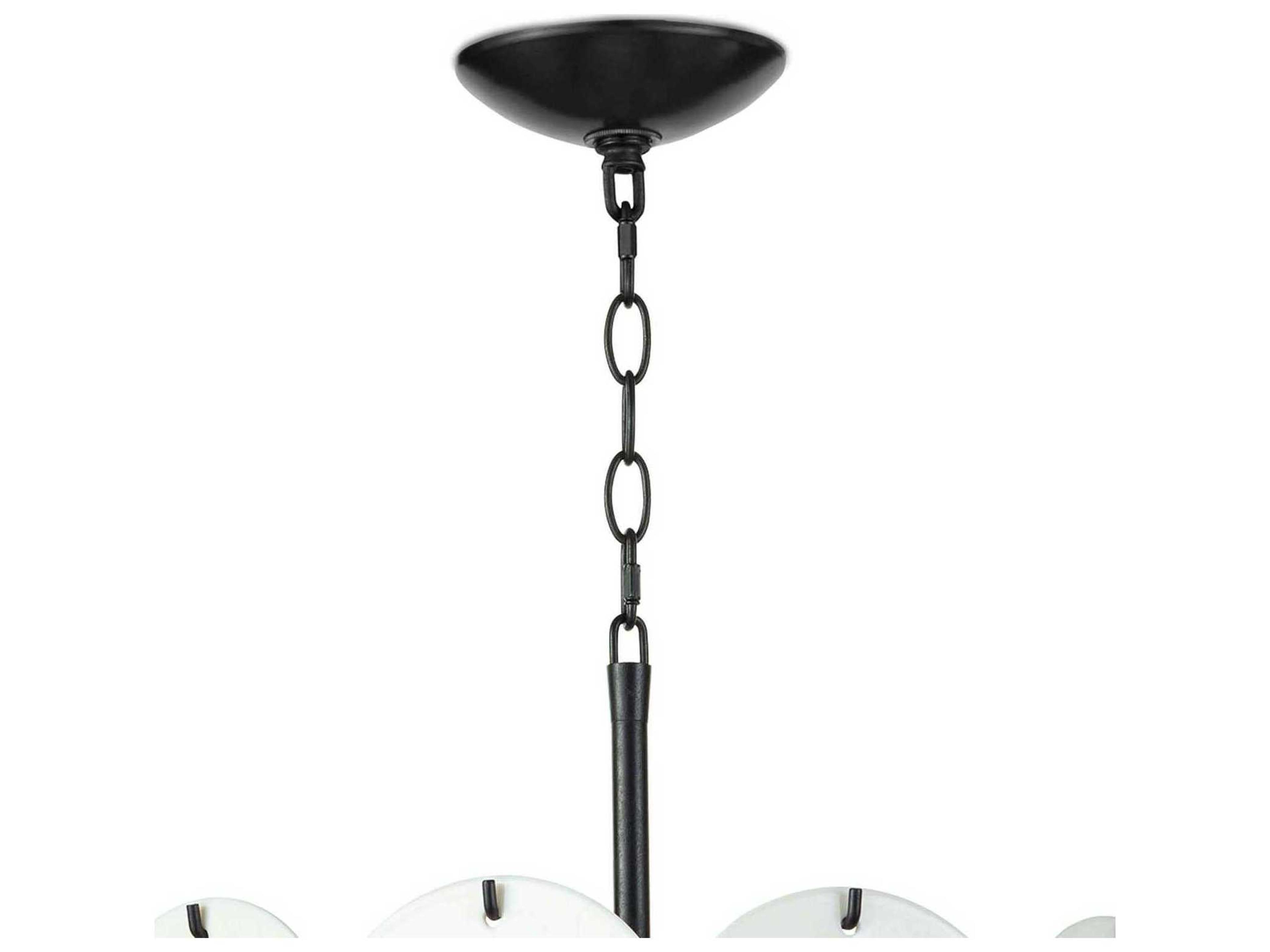 Regina Andrew 4-Light White Glass Pendant