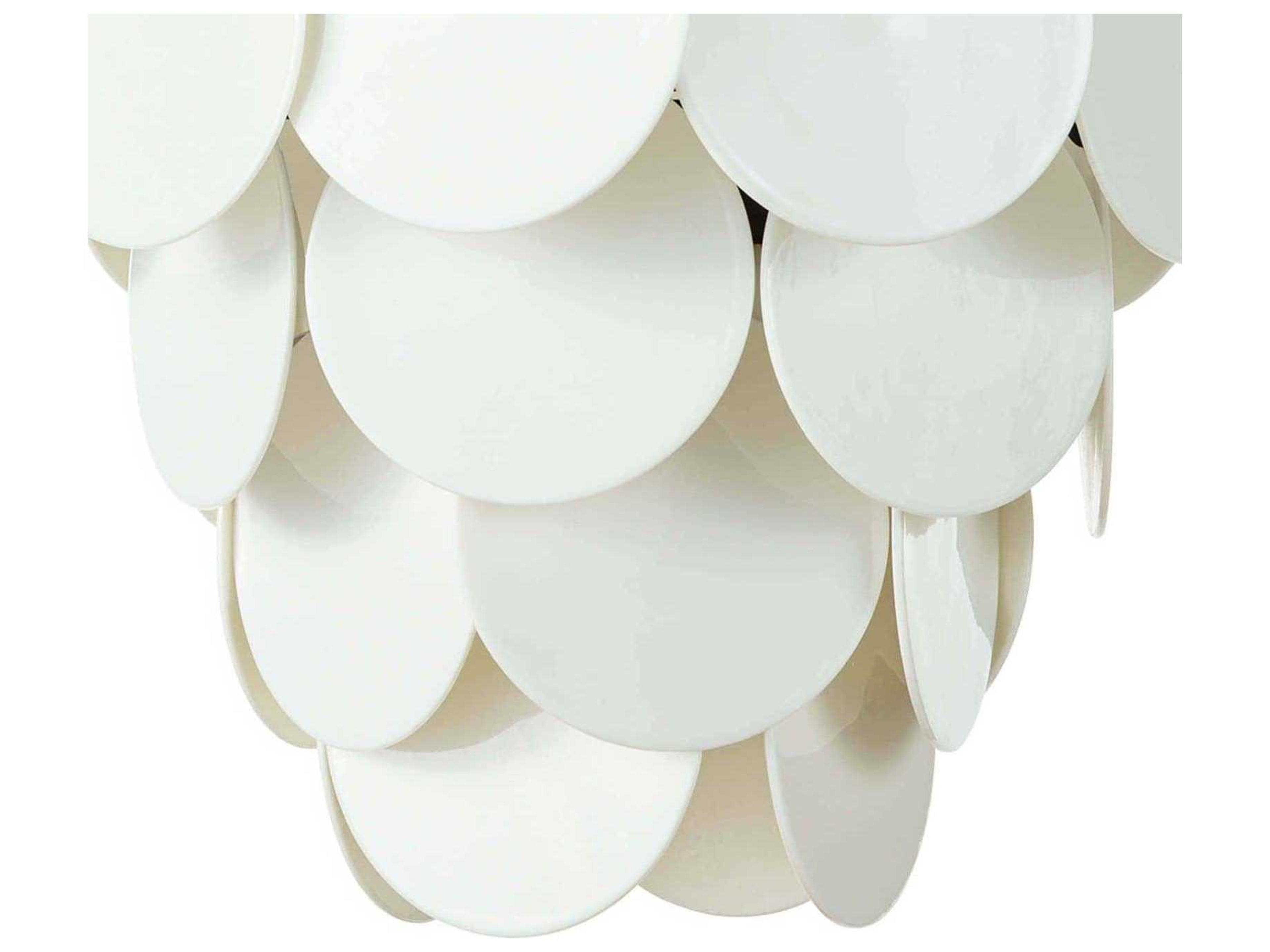 Regina Andrew 4-Light White Glass Pendant