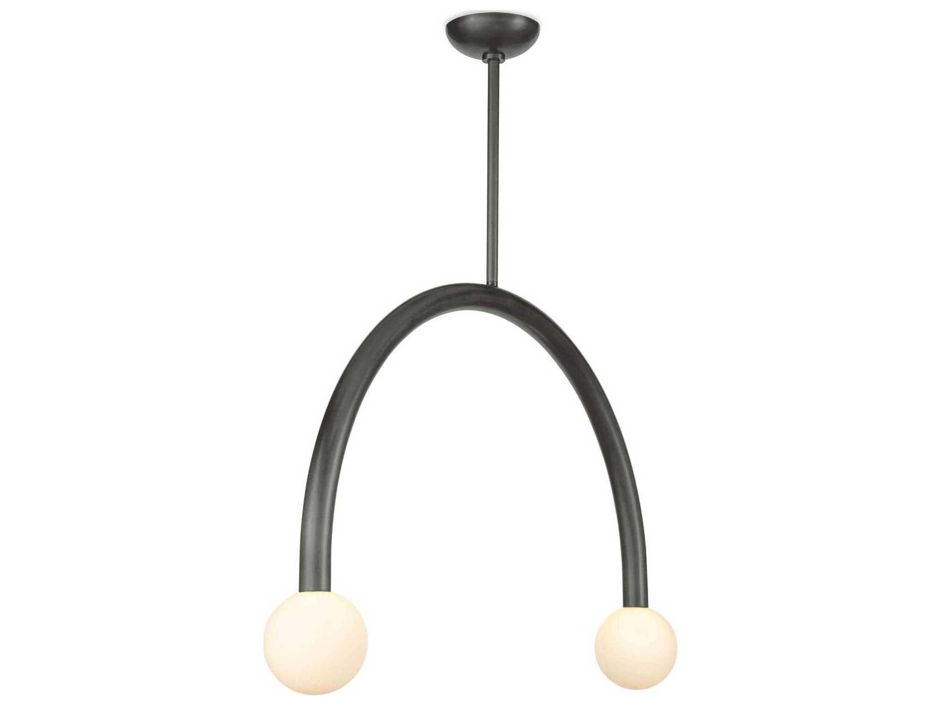 Regina Andrew Happy 2-Light Oil Rubbed Bronze Glass LED Globe Pendant